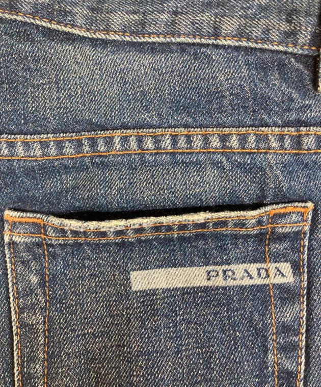 中古・古着通販】PRADA (プラダ) アーカイブデニムパンツ ネイビー