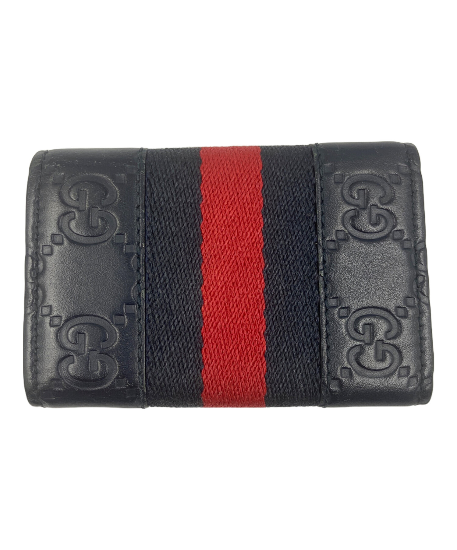 中古・古着通販】GUCCI (グッチ) グッチシマ6連キーケース シェリー
