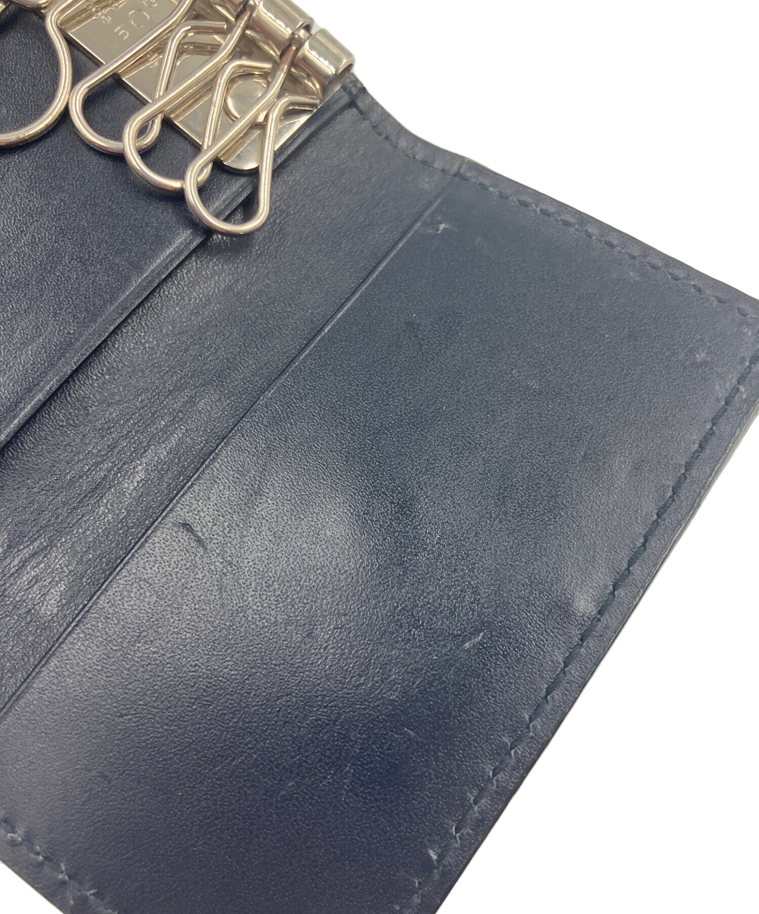 中古・古着通販】GUCCI (グッチ) グッチシマ6連キーケース シェリー