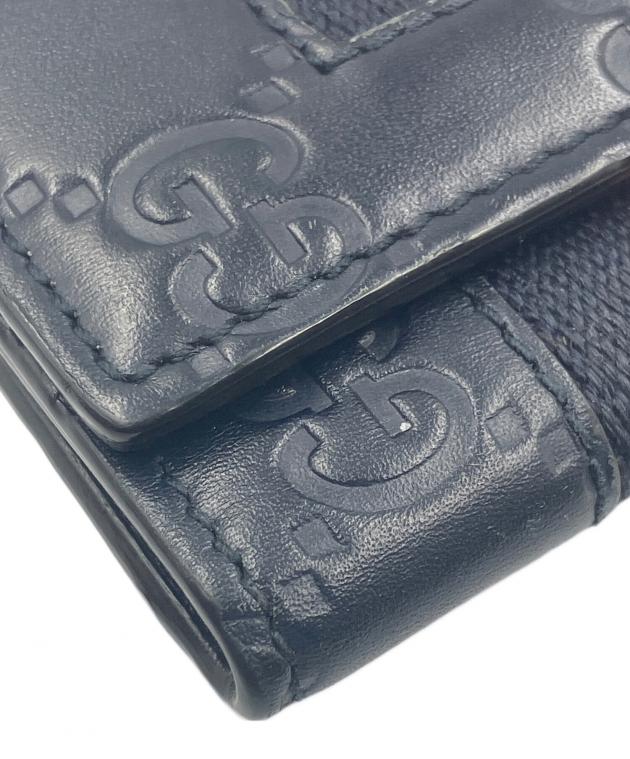 中古・古着通販】GUCCI (グッチ) グッチシマ6連キーケース シェリー