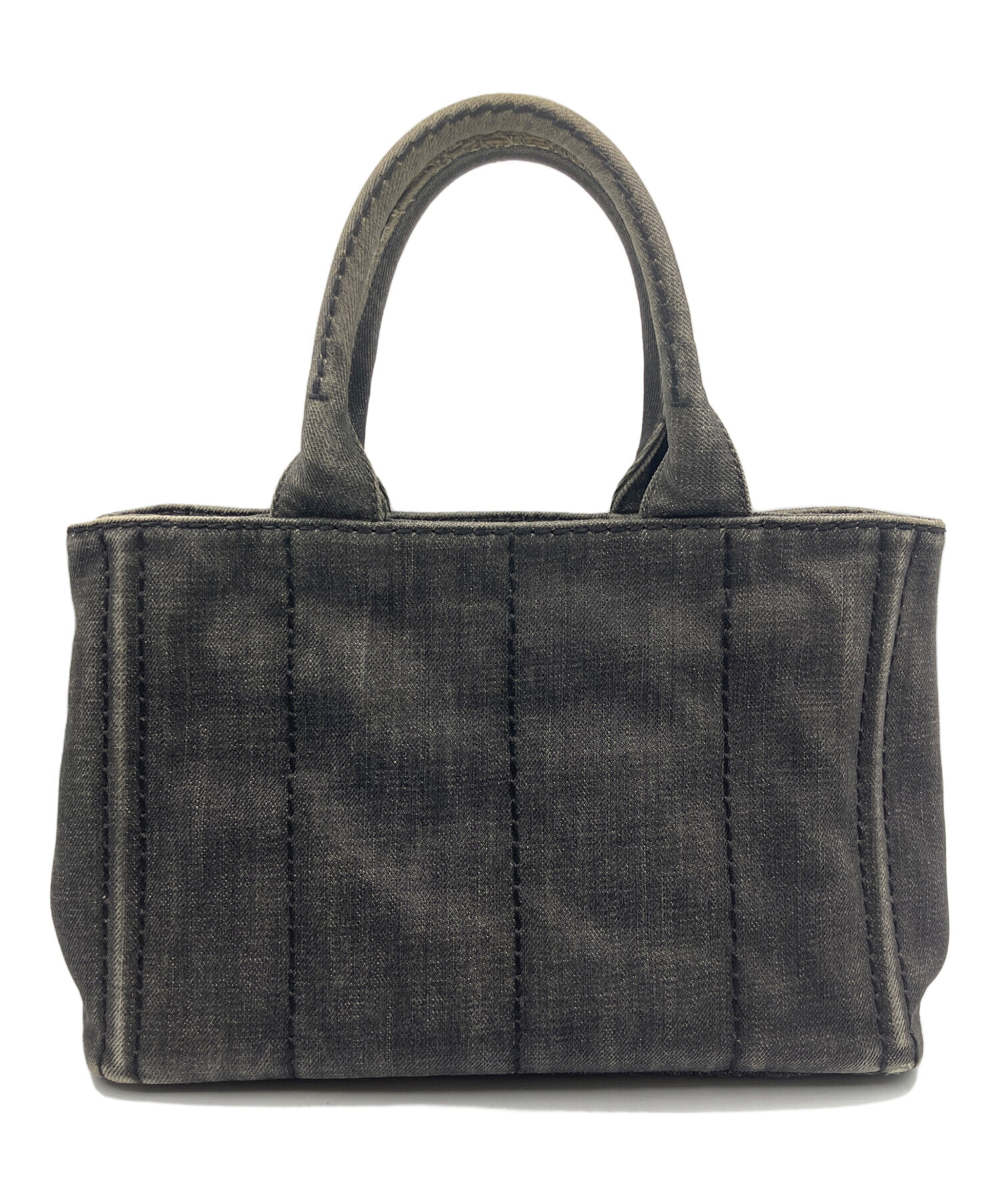 中古・古着通販】PRADA (プラダ) ハンドバッグ カナパ ブラック
