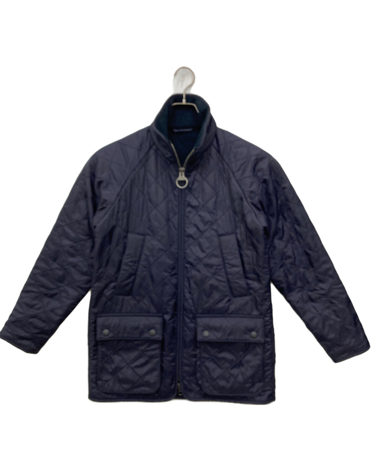 Barbour キルティング コート　ピンバッジ付き 中古・古着通販】Barbour (バブアー) キルティングコート ネイビー