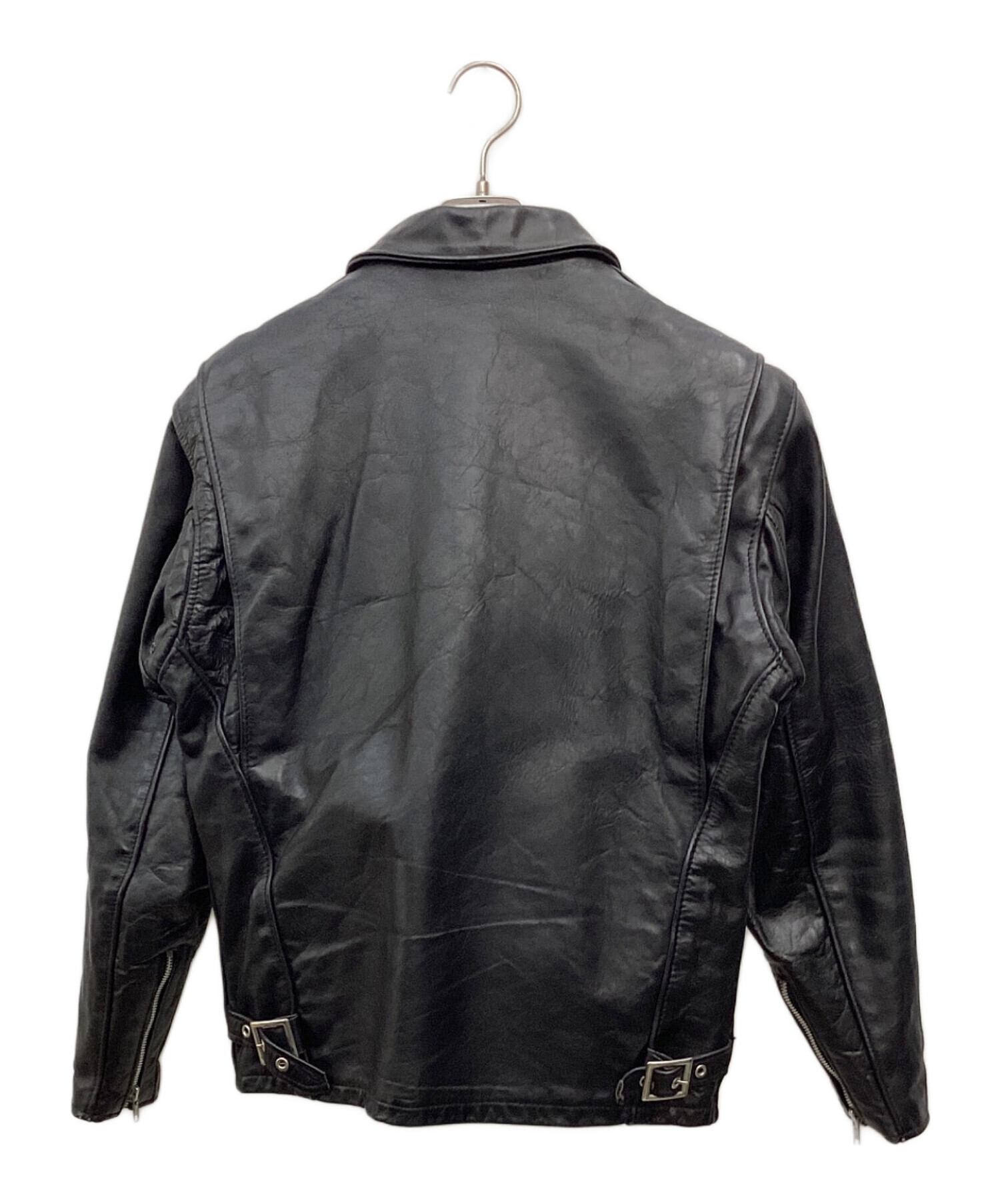 ショット シングルライダース 671H size36 中古・古着通販】Schott (ショット) シングルライダースジャケット