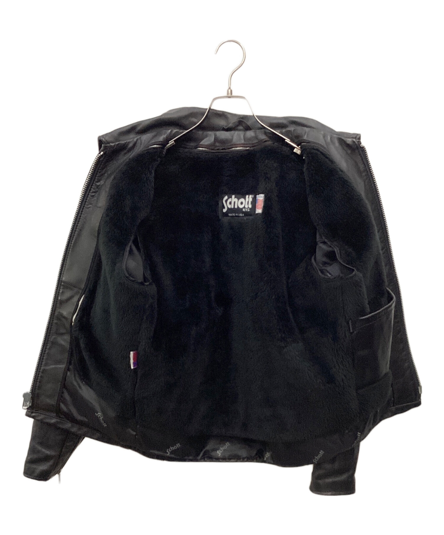 中古・古着通販】Schott (ショット) シングルライダースジャケット