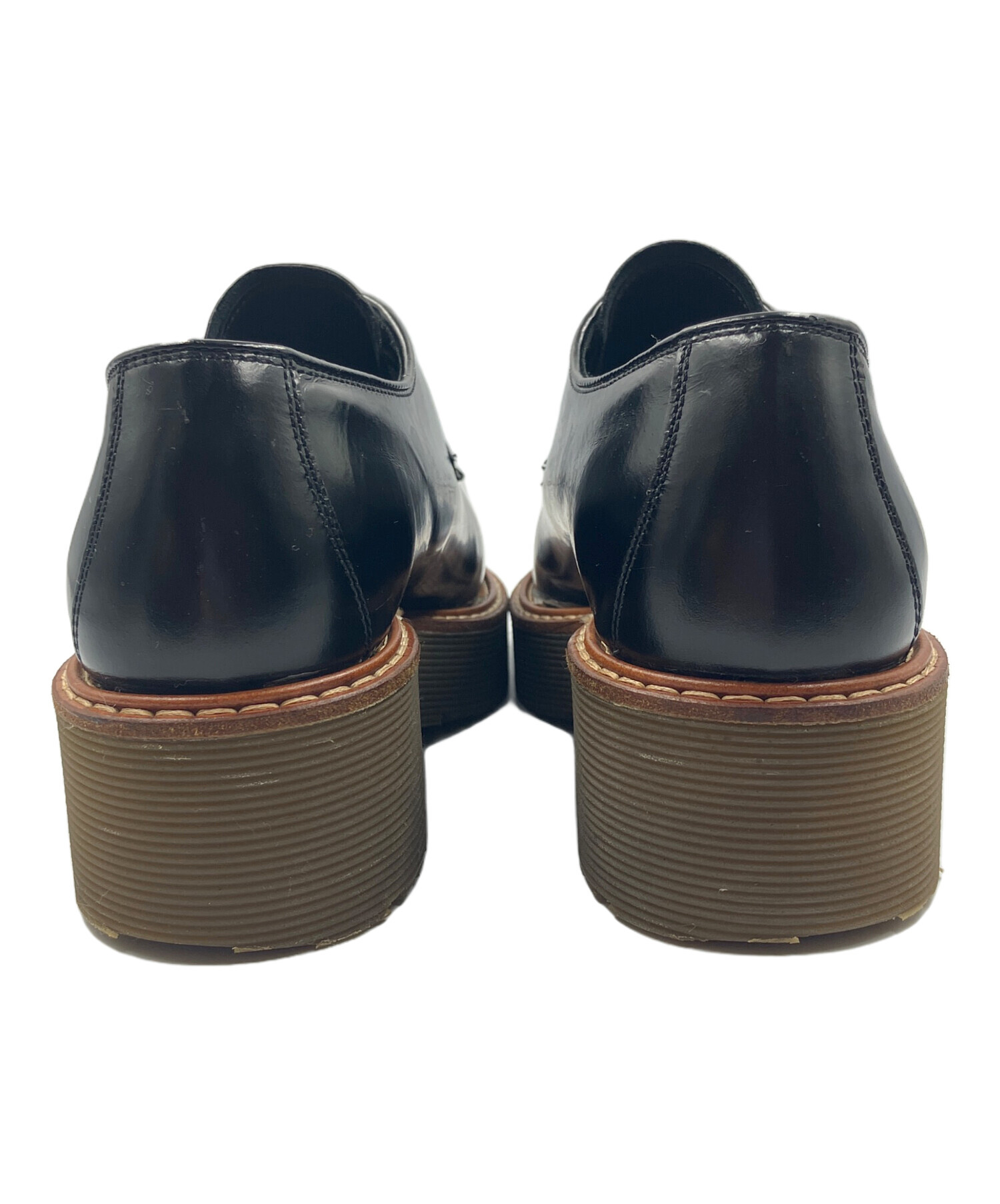 中古・古着通販】PRADA (プラダ) オックスフォードシューズ ブラック