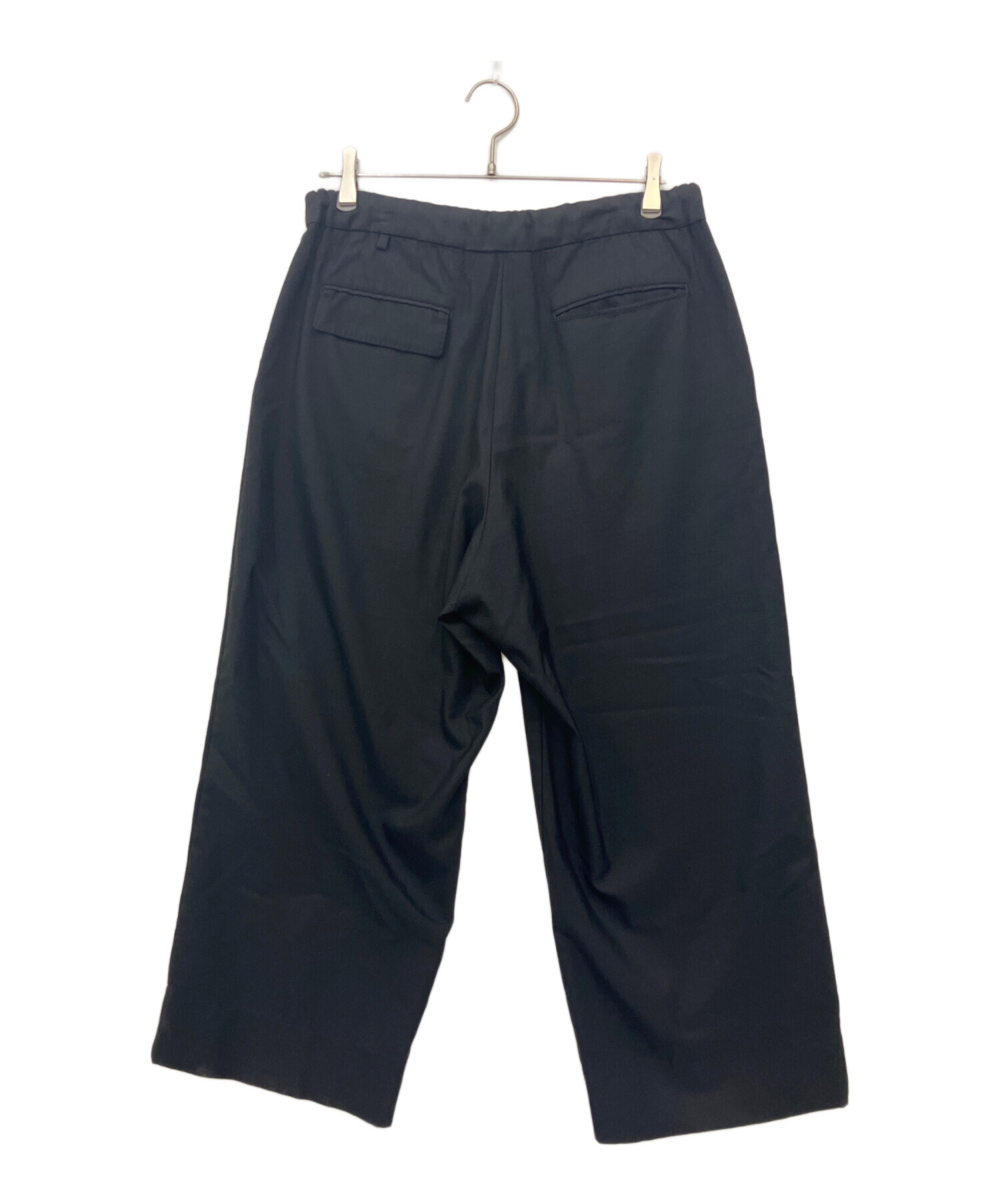 中古・古着通販】THE RERACS (ザ リラクス) WIDE EASY SLACKS ブラック