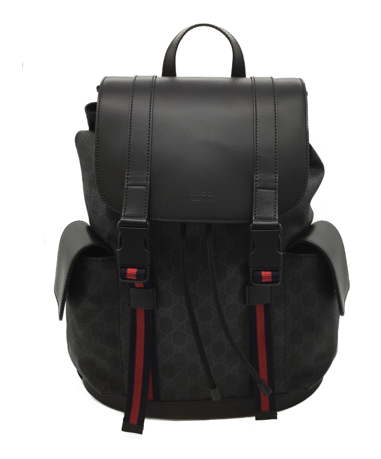 中古・古着通販】GUCCI (グッチ) ソフトGGスプリーム/キャンパスバック 