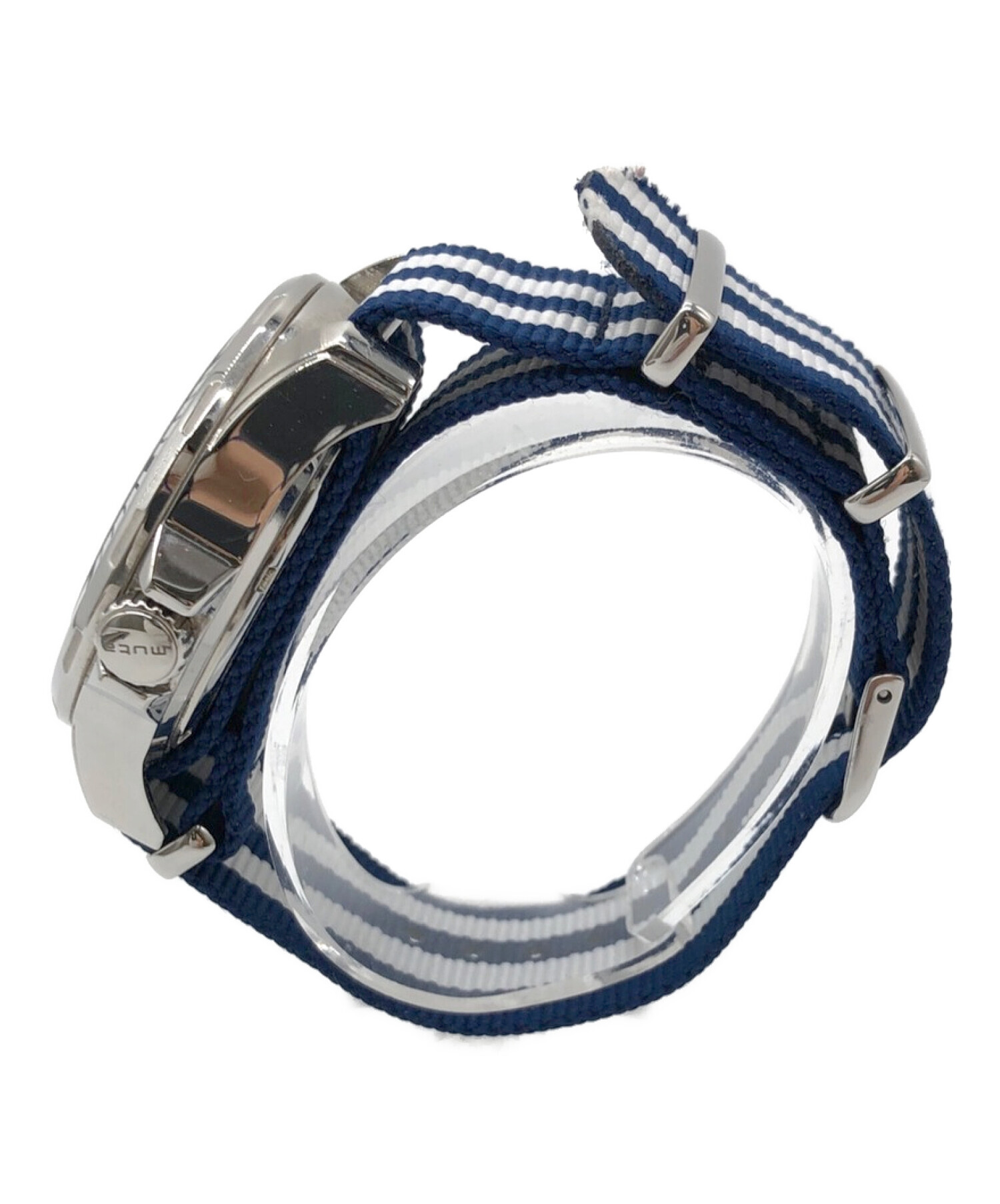 中古・古着通販】muta MARINE (ムータマリン) 腕時計 ネイビー 
