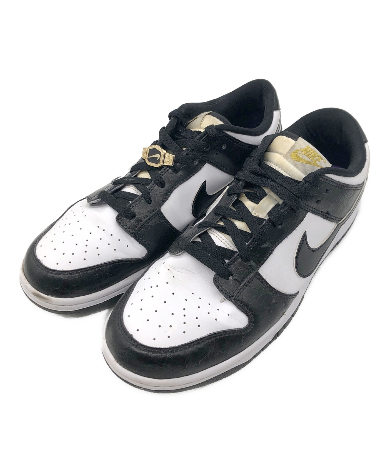 中古・古着通販】NIKE (ナイキ) DUNK LOW RETRO SE ブラック×ホワイト 