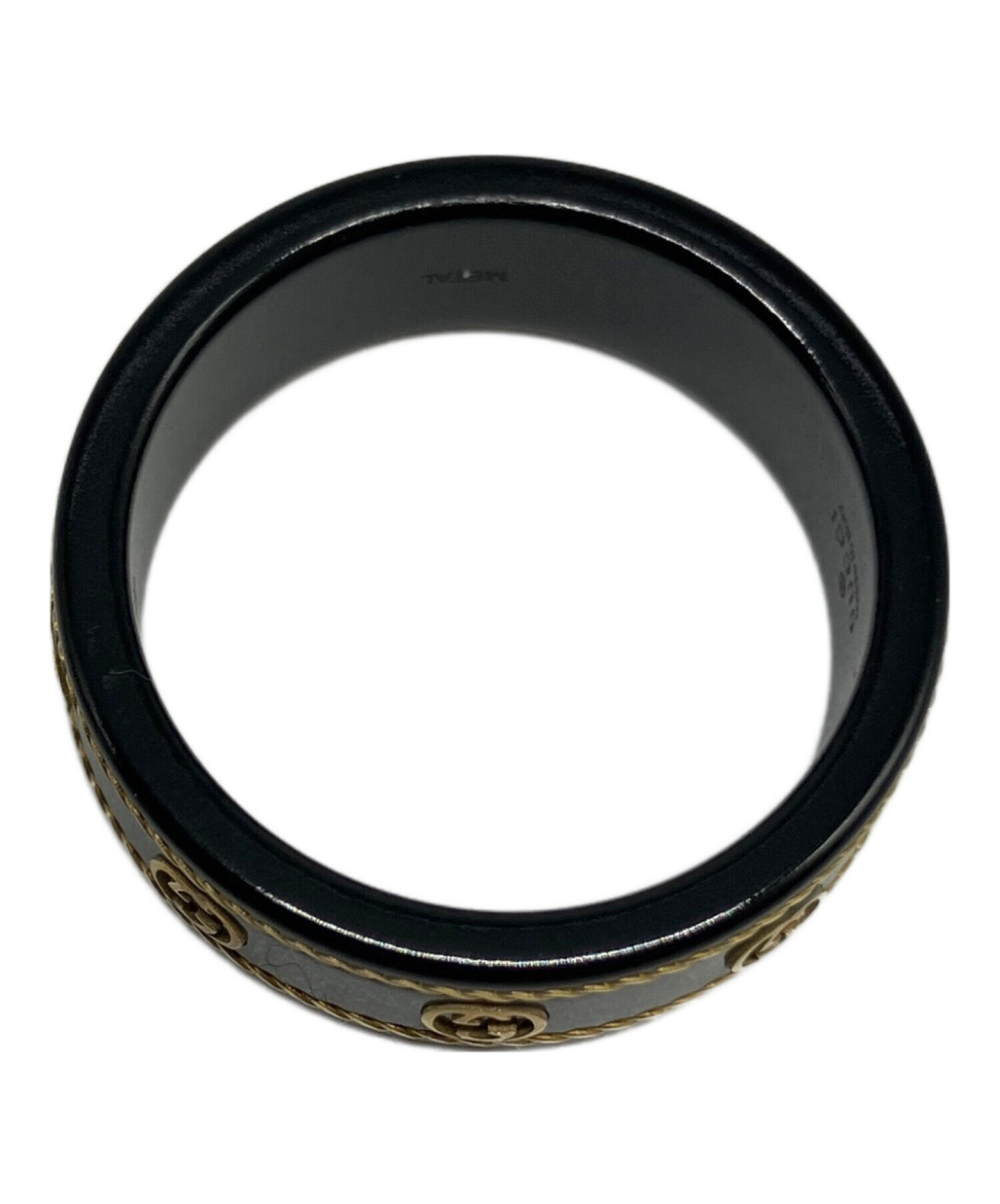 中古・古着通販】GUCCI (グッチ) インターロッキングG リング イエロー 