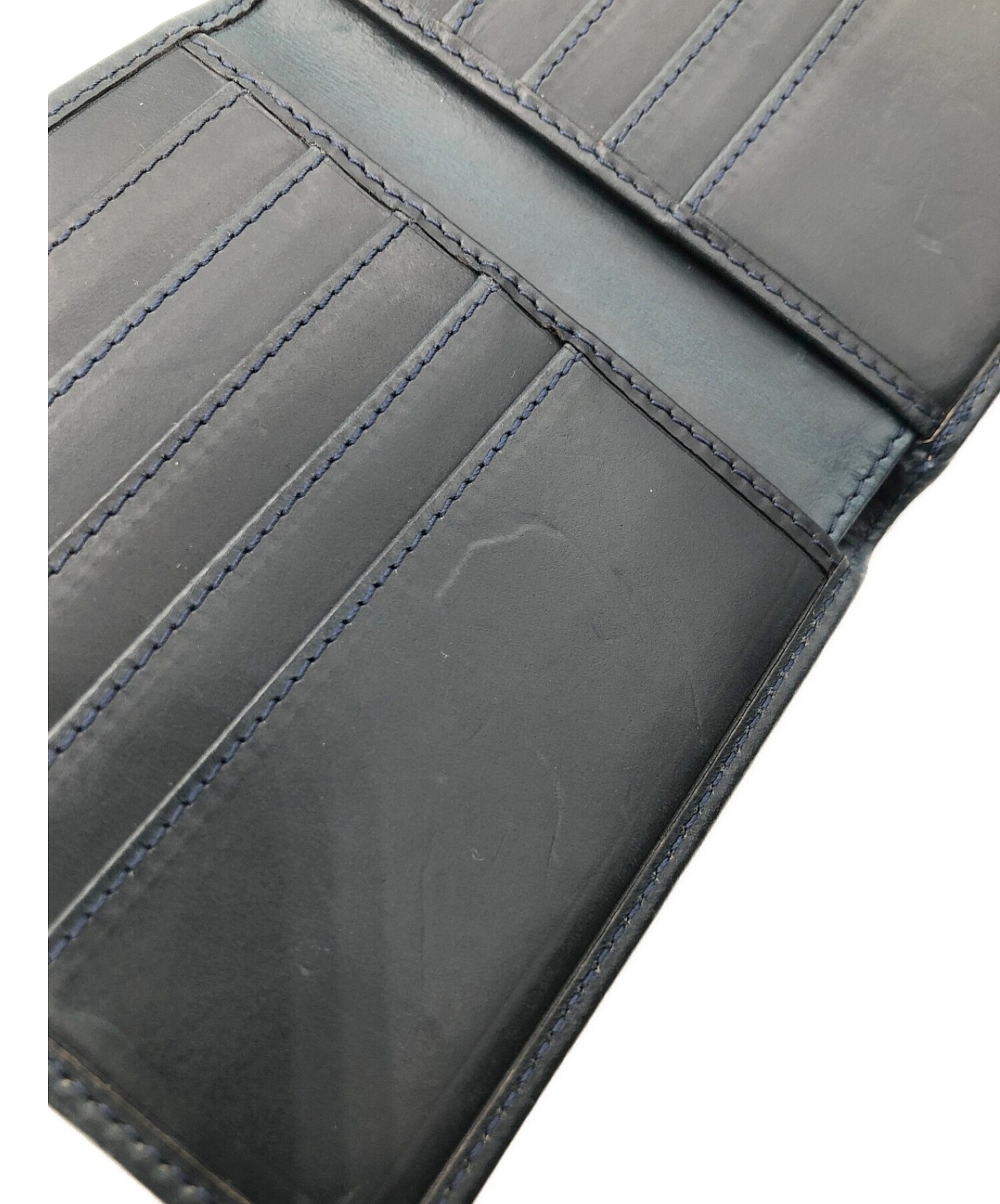 中古・古着通販】GHURKA (グルカ) SHIPS別注 3つ折り財布 ネイビー