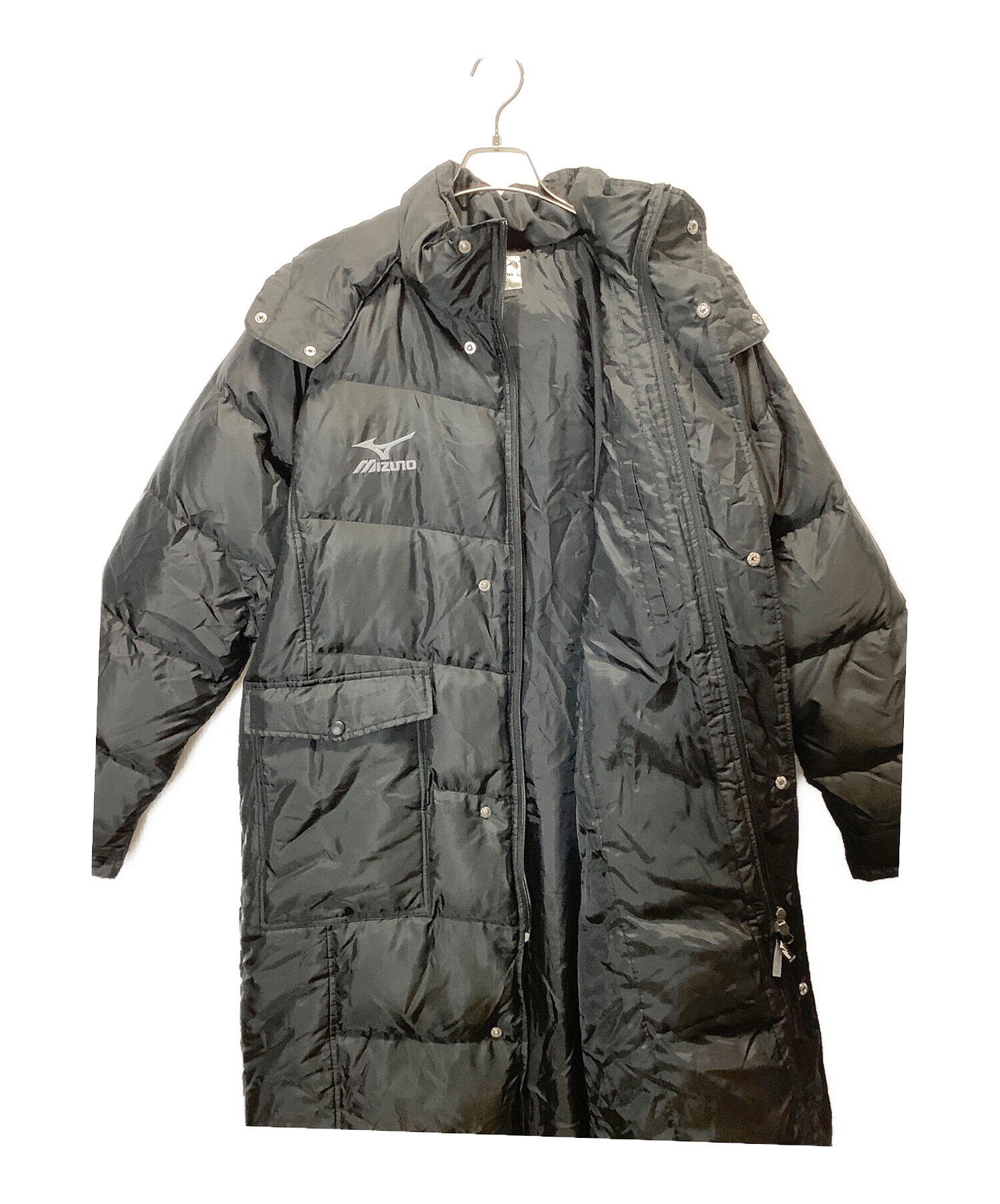 90s ミズノ製 スウィンドンタウンFC 97/98 UK製 S プレミアリーグ 中古・古着通販】MIZUNO (ミズノ) ダウンコート ブラック サイズ:L