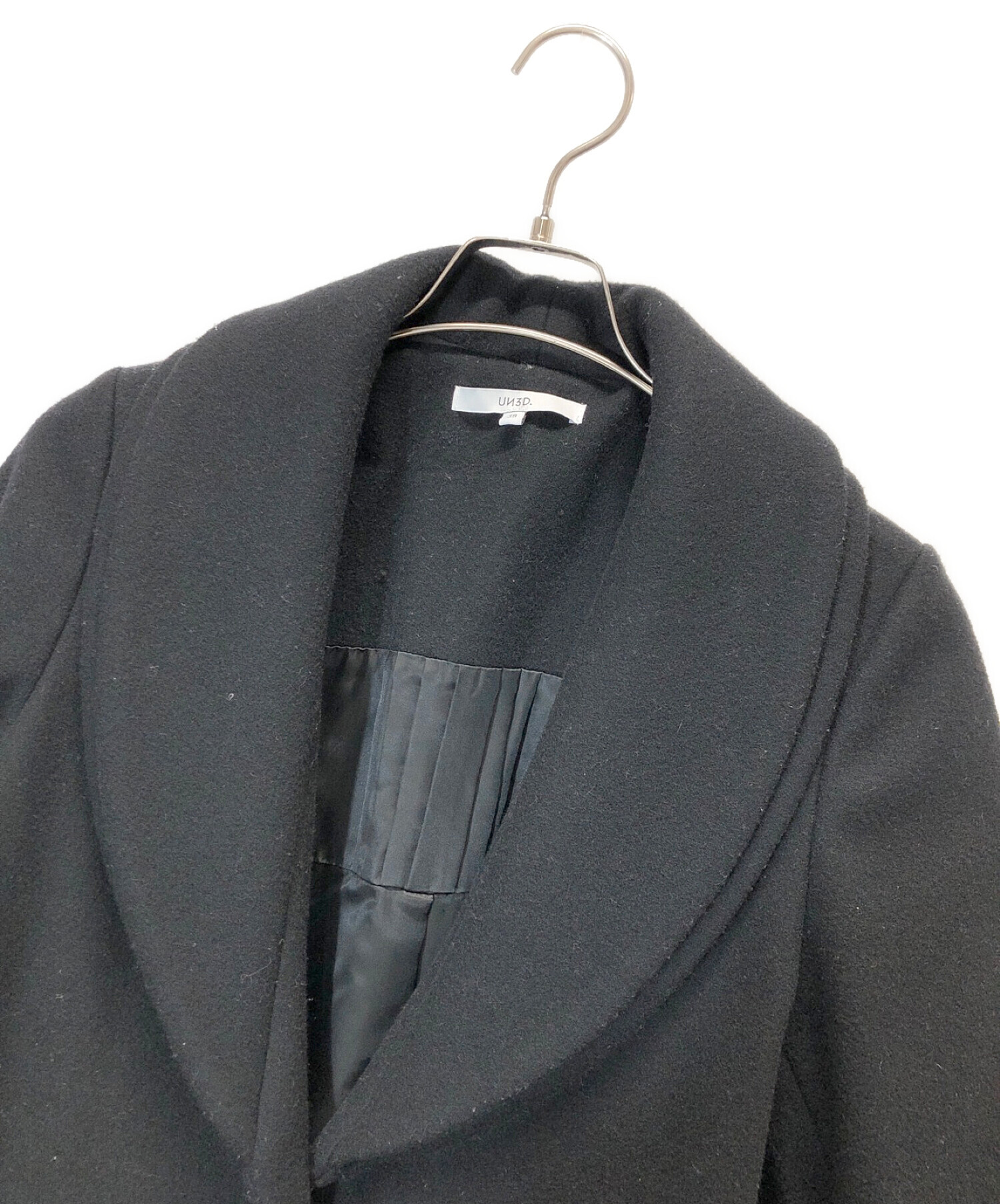 中古・古着通販】UN3D. (アンスリード) コート ブラック サイズ:SIZE38 