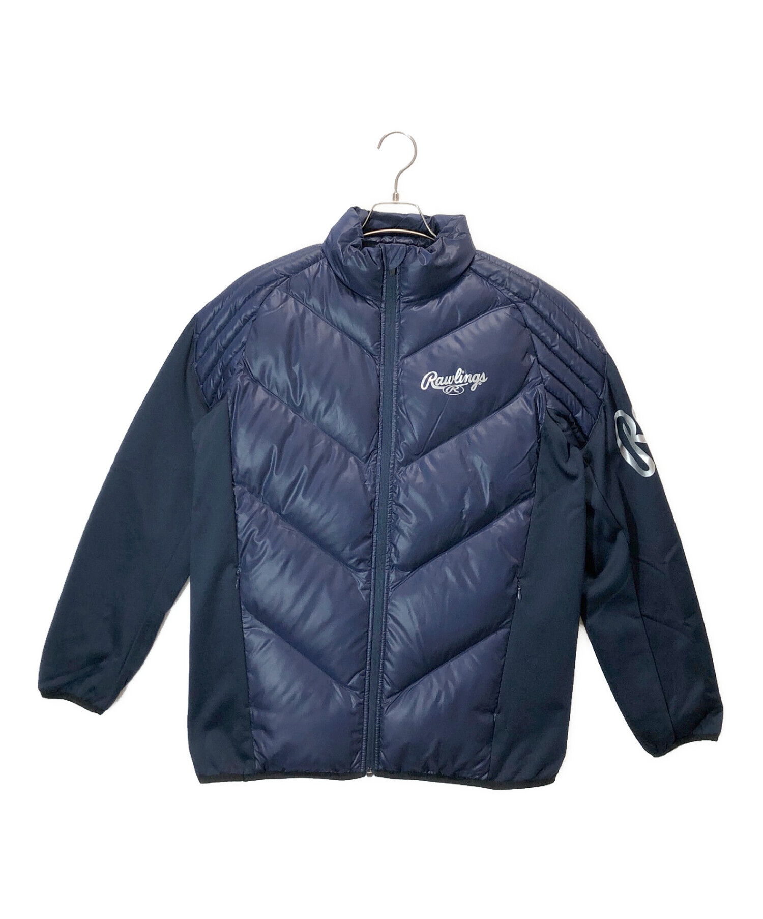 Rawlings コンビネーションアウタージャケット ネイビー Rawlings（ローリングス） コンビネーションアウタージャケット ダウン