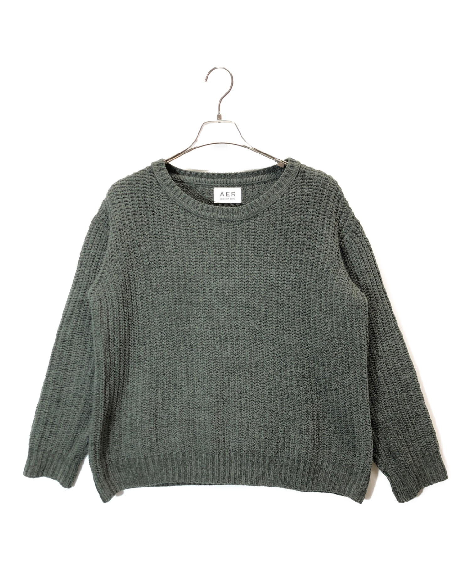 ADAM ET ROPE アダムエロペ ウールチェスターコート グリーン