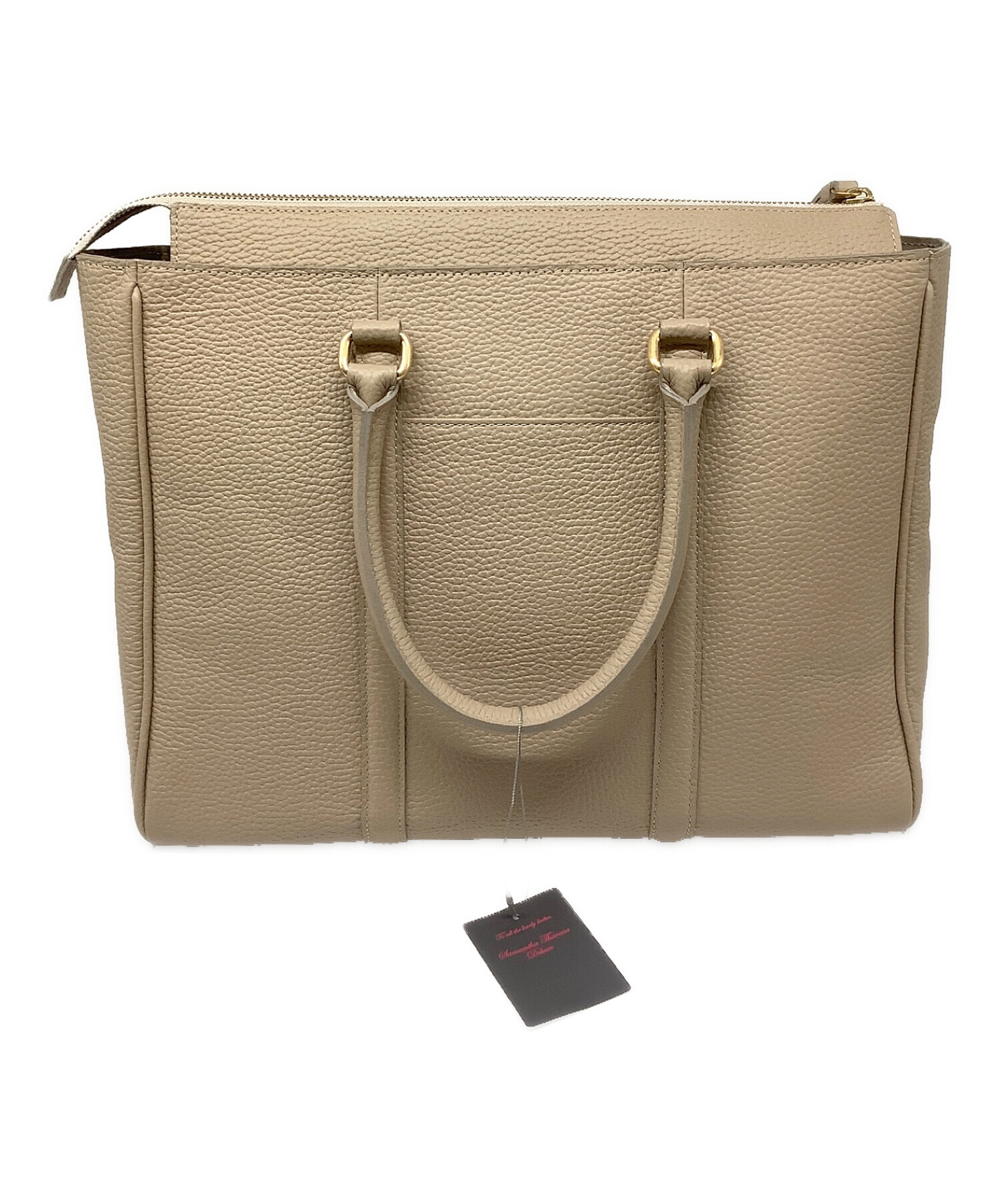 新品未使用【 サマンサタバサ デラックス 】 レザーバッグ 中古・古着通販】Samantha Thavasa Deluxe (サマンサタバサ デラックス