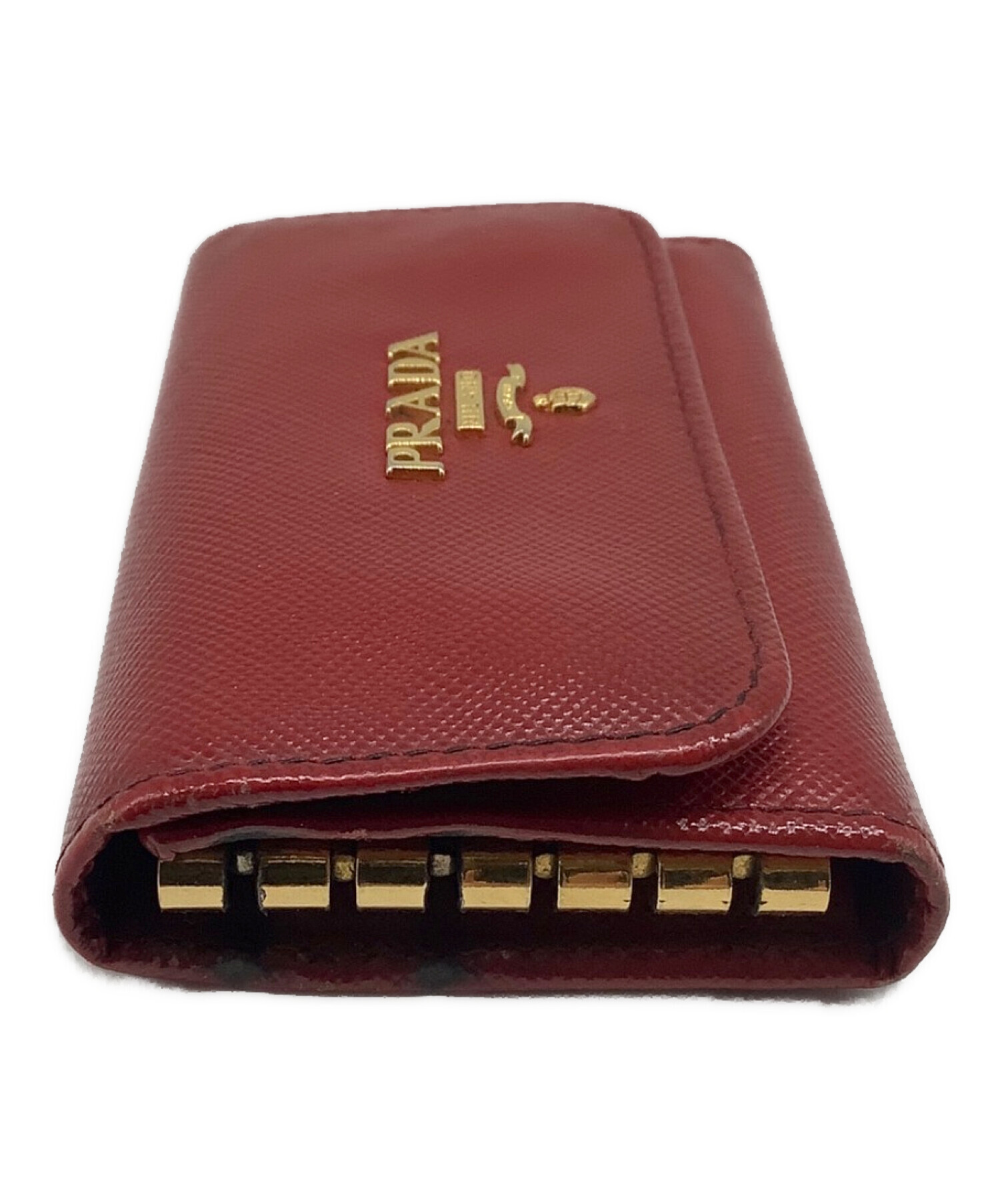 中古・古着通販】PRADA (プラダ) 6連キーケース レッド｜ブランド