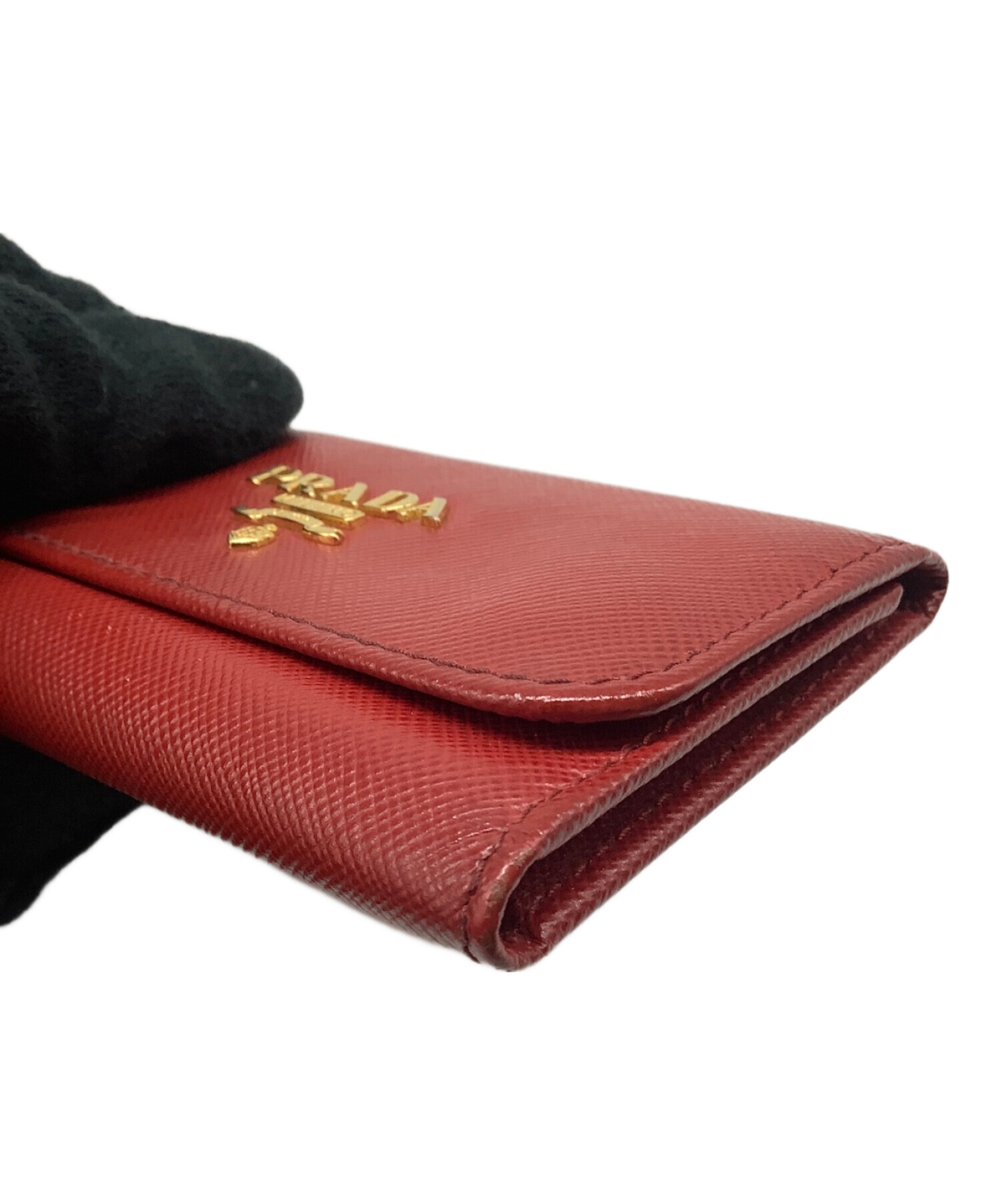 中古・古着通販】PRADA (プラダ) 6連キーケース レッド｜ブランド