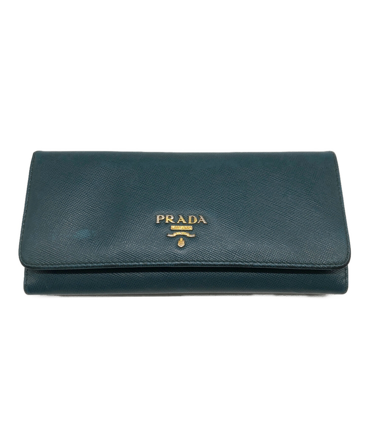 中古・古着通販】PRADA (プラダ) 長財布 グリーン｜ブランド・古着通販