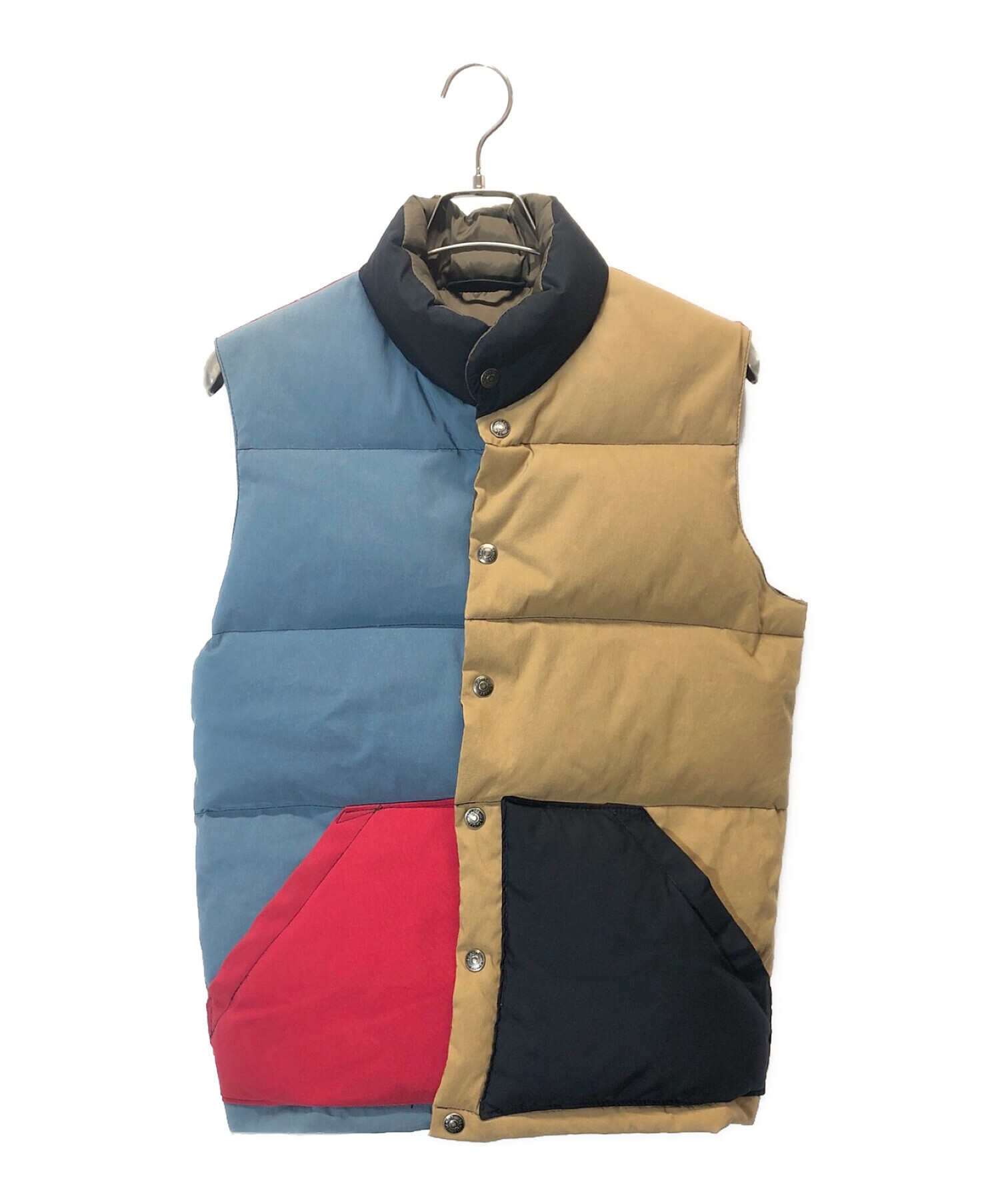 中古・古着通販】schott (ショット) ダウンベスト マルチカラー サイズ