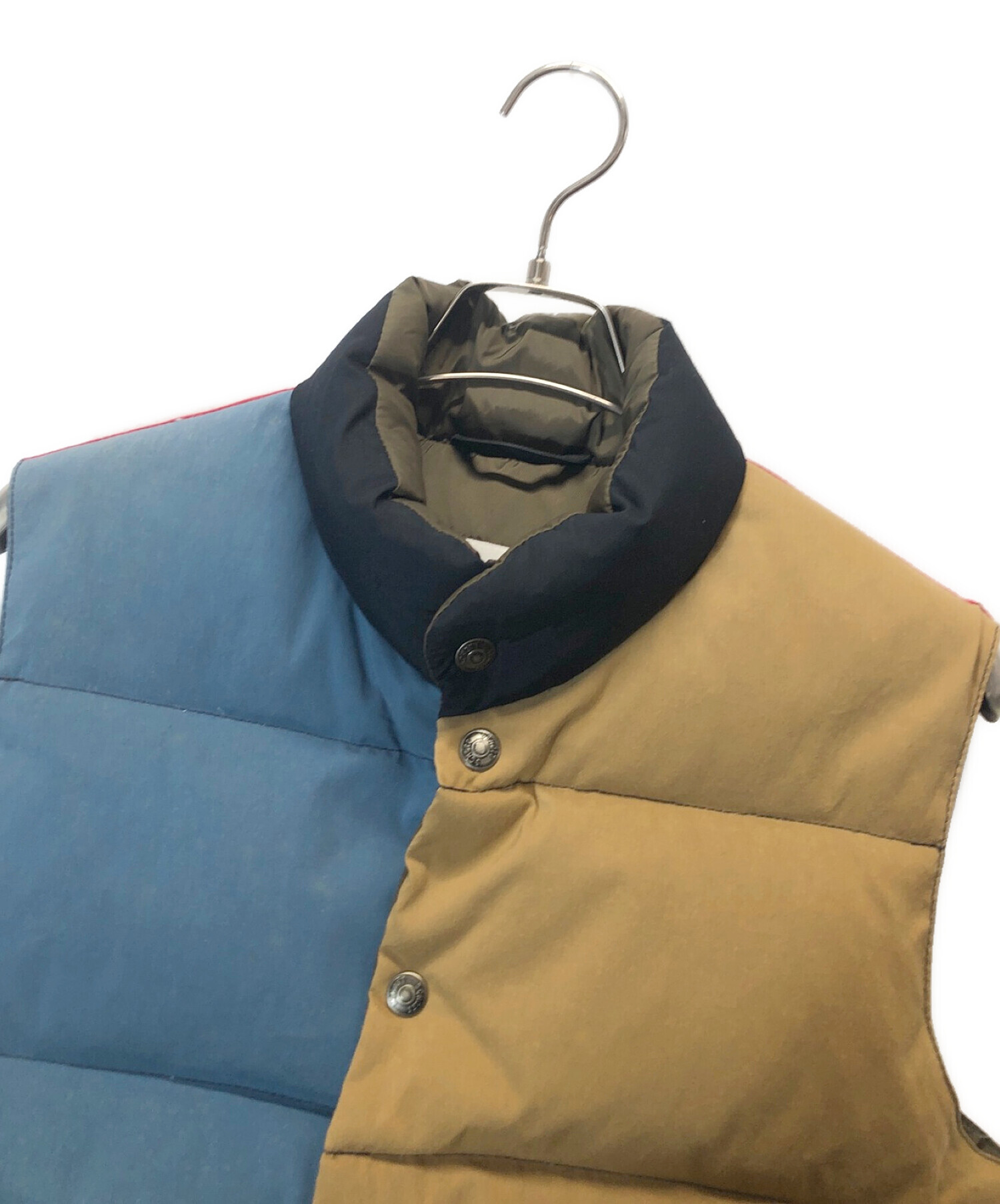 中古・古着通販】schott (ショット) ダウンベスト マルチカラー サイズ