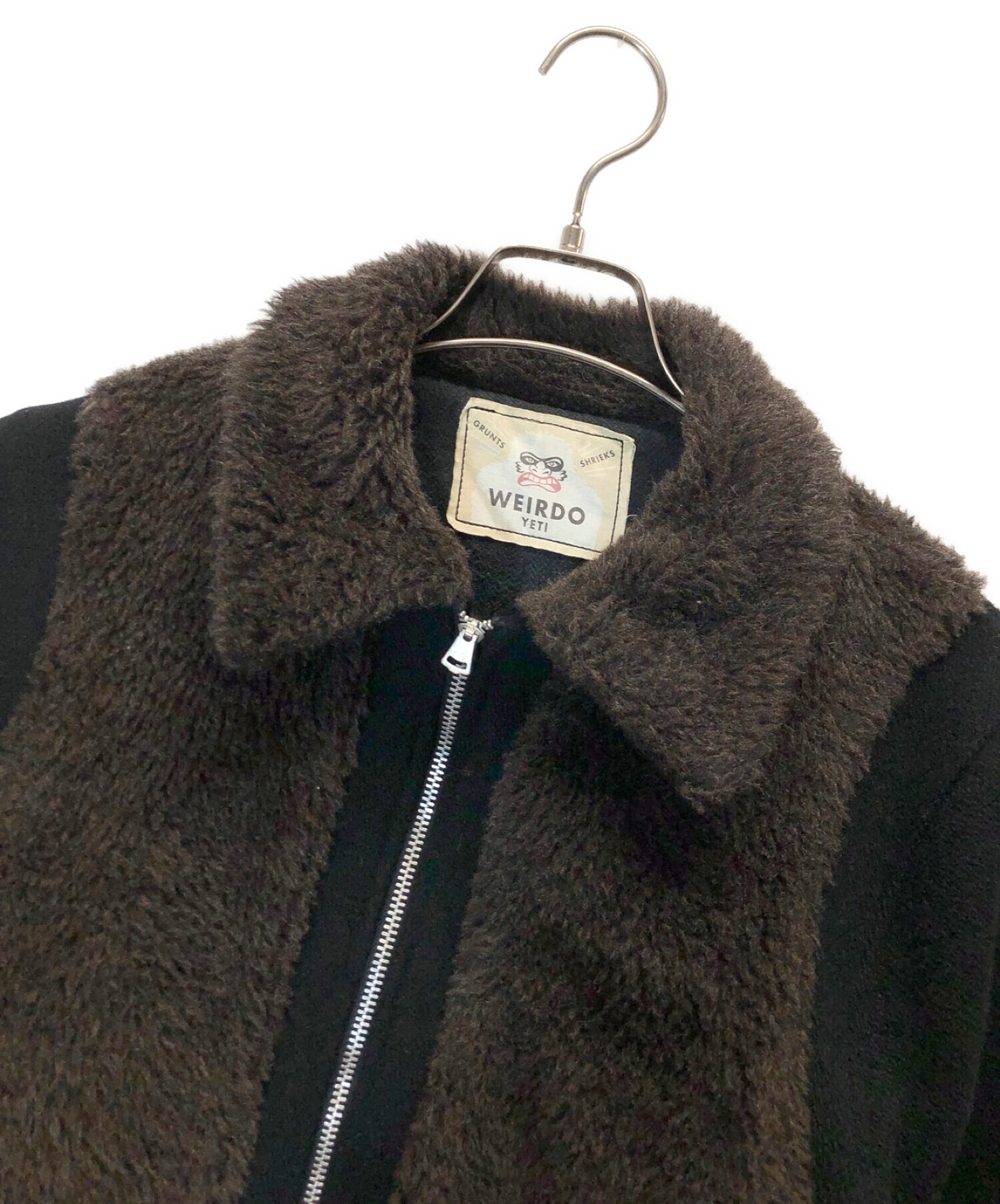 中古・古着通販】WEIRDO (ウィアード) メルトンジャケット ブラウン