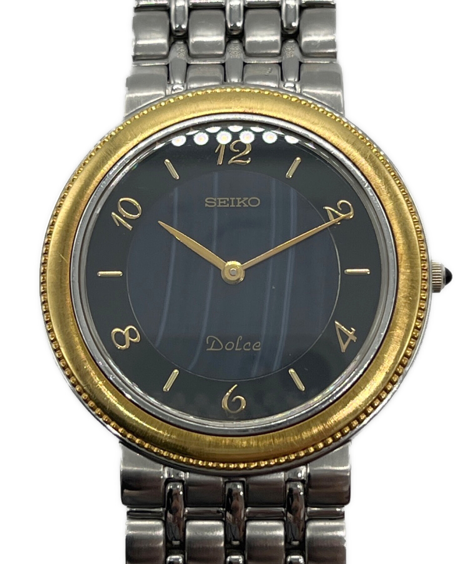 中古・古着通販】SEIKO (セイコー) ドルチェ 腕時計 ブラック×ブルー