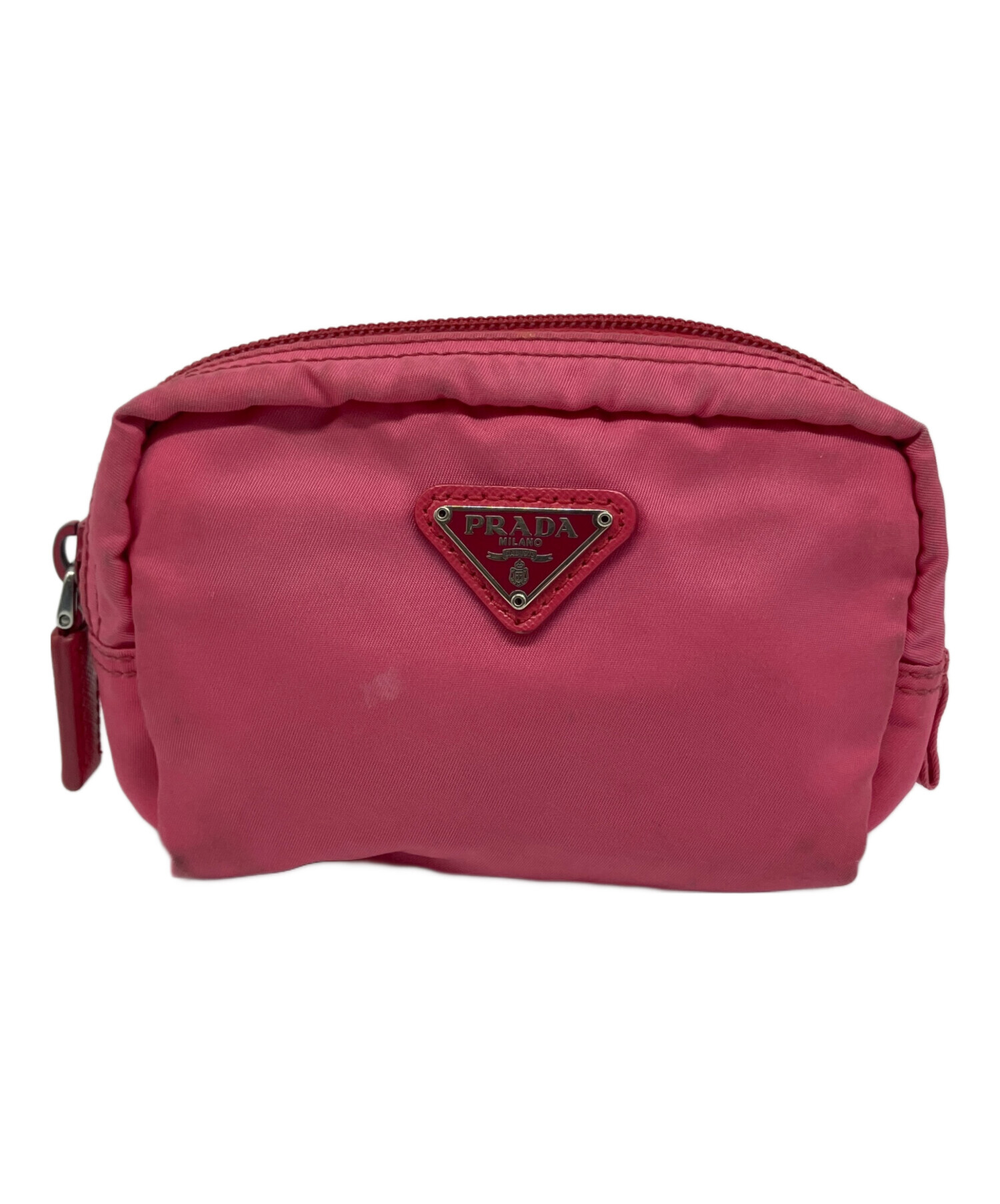 PRADA ポーチ　ピンク 中古・古着通販】PRADA (プラダ) ポーチ ピンク｜ブランド・古着通販