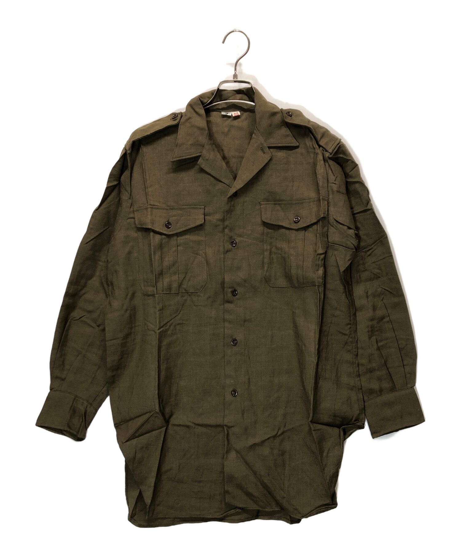 中古・古着通販】French Army (フランス軍) ウールミリタリーシャツ 