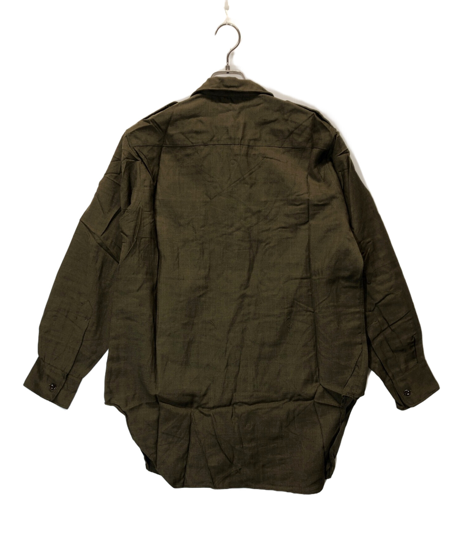 中古・古着通販】French Army (フランス軍) ウールミリタリーシャツ 