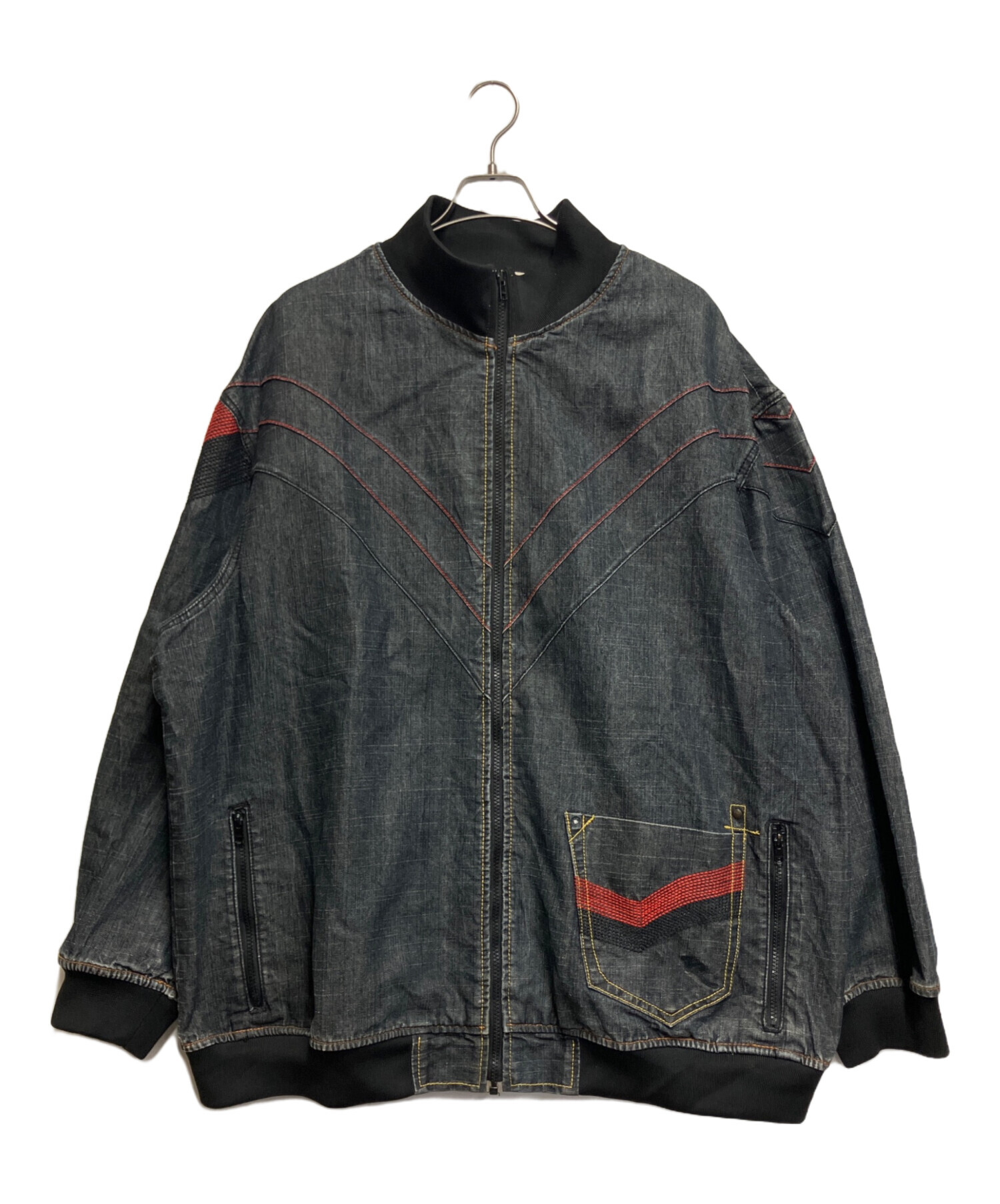 お手頃 ロカウェア ROCA WEAR ジップアップ デニムジャケット サイズ 