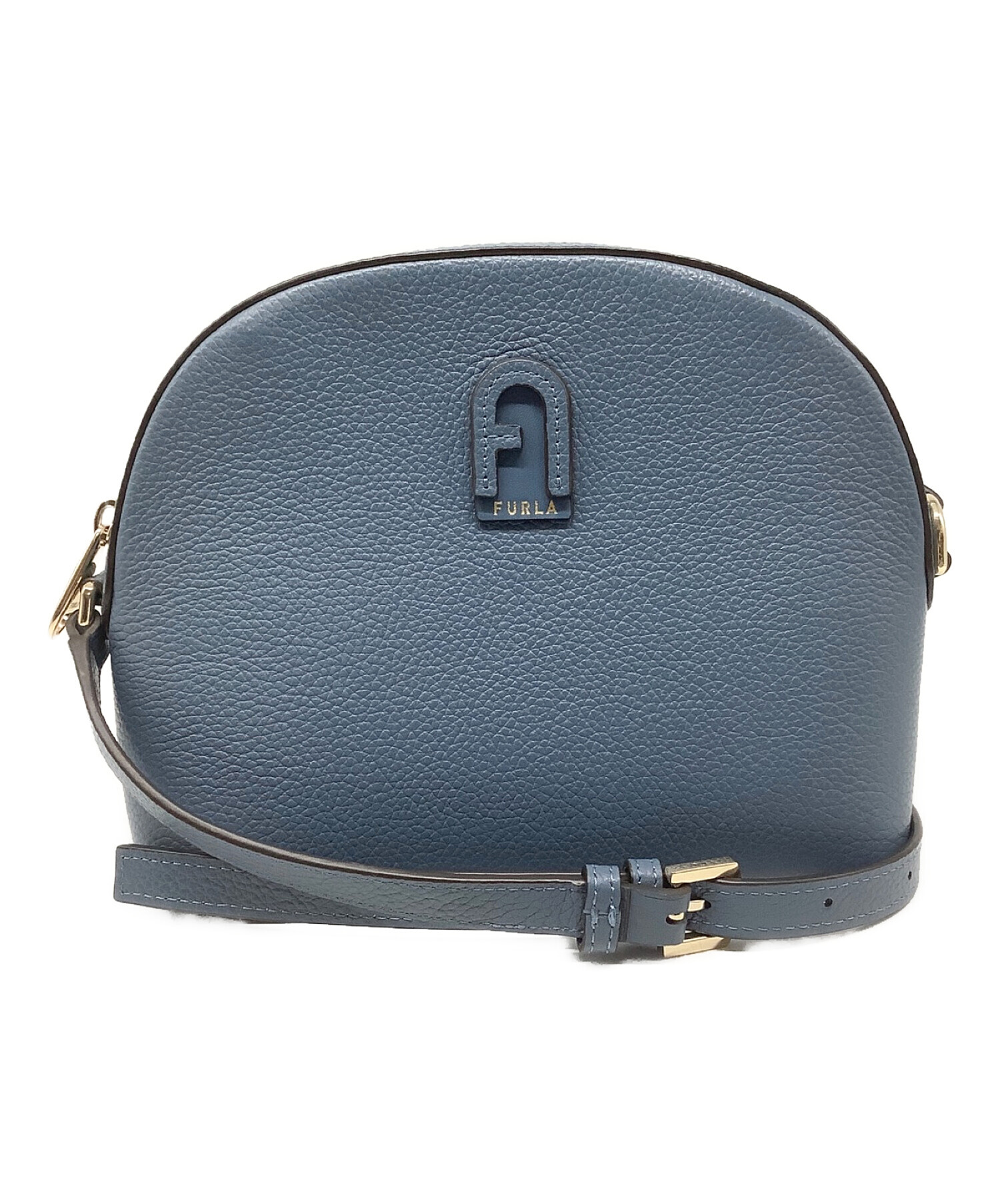 セール‼️ ⭐︎美品⭐︎ FURLA ダブルファスナーショルダーバッグ スカイブルー 中古・古着通販】FURLA (フルラ) ショルダーバッグ スカイブルー