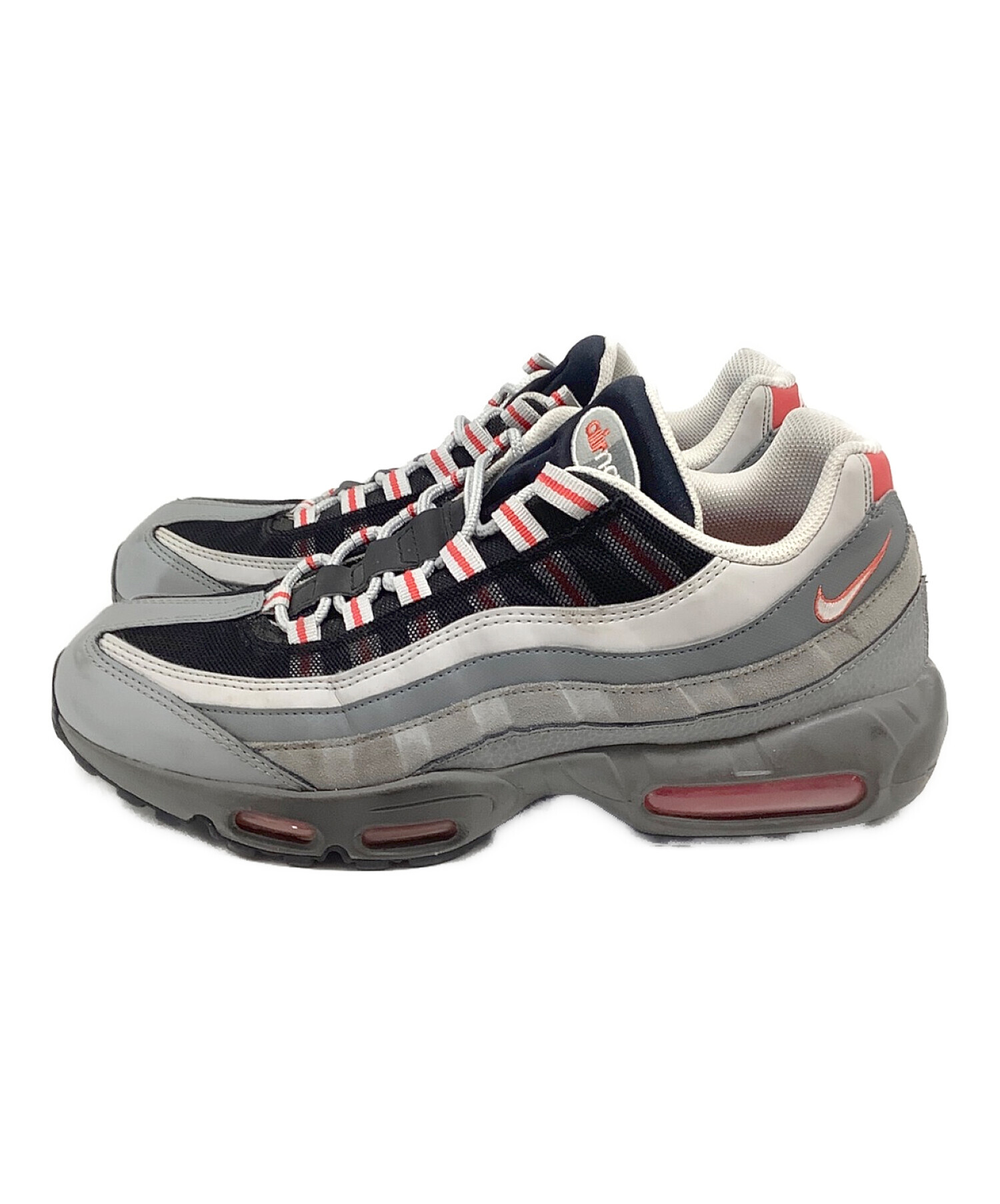 中古・古着通販】NIKE (ナイキ) AIR MAX 95 ESSENTIAL ブラック×グレー 