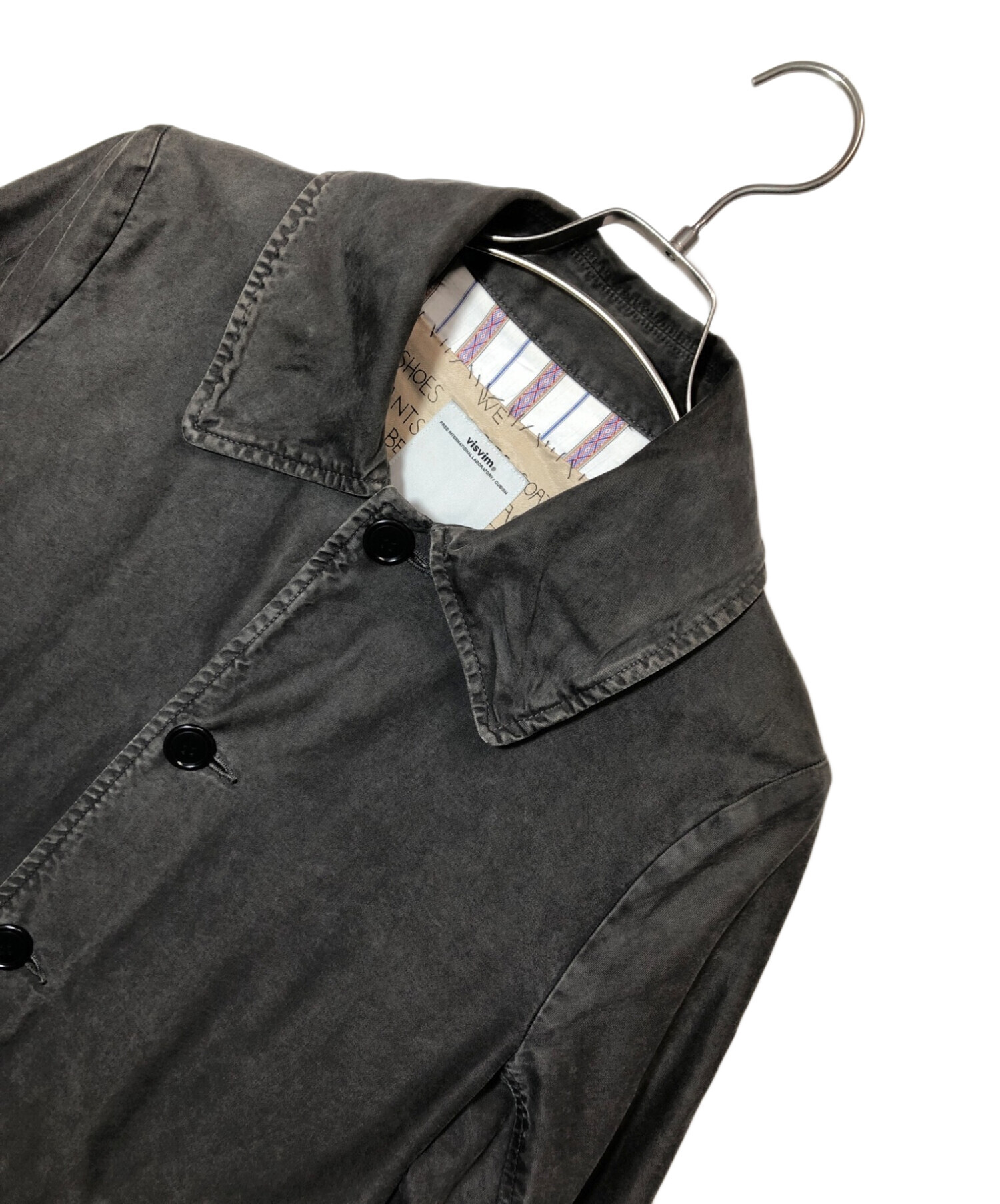 中古・古着通販】VISVIM (ビズビム) HERGE COAT DMGD CHINO グレー