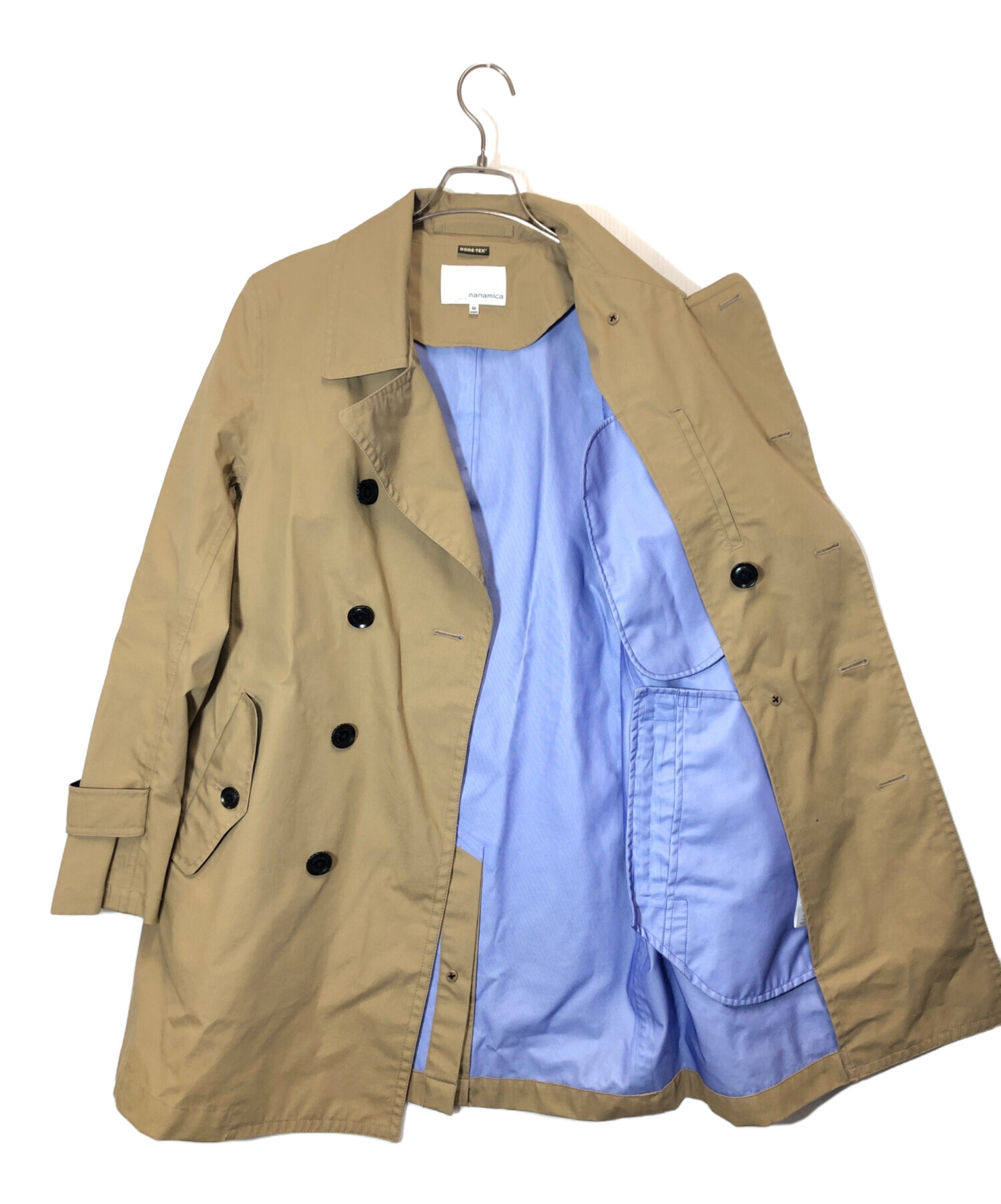 【nana】UNOF コート ベージュ 中古・古着通販】nanamica (ナナミカ) ステンカラーコート ベージュ