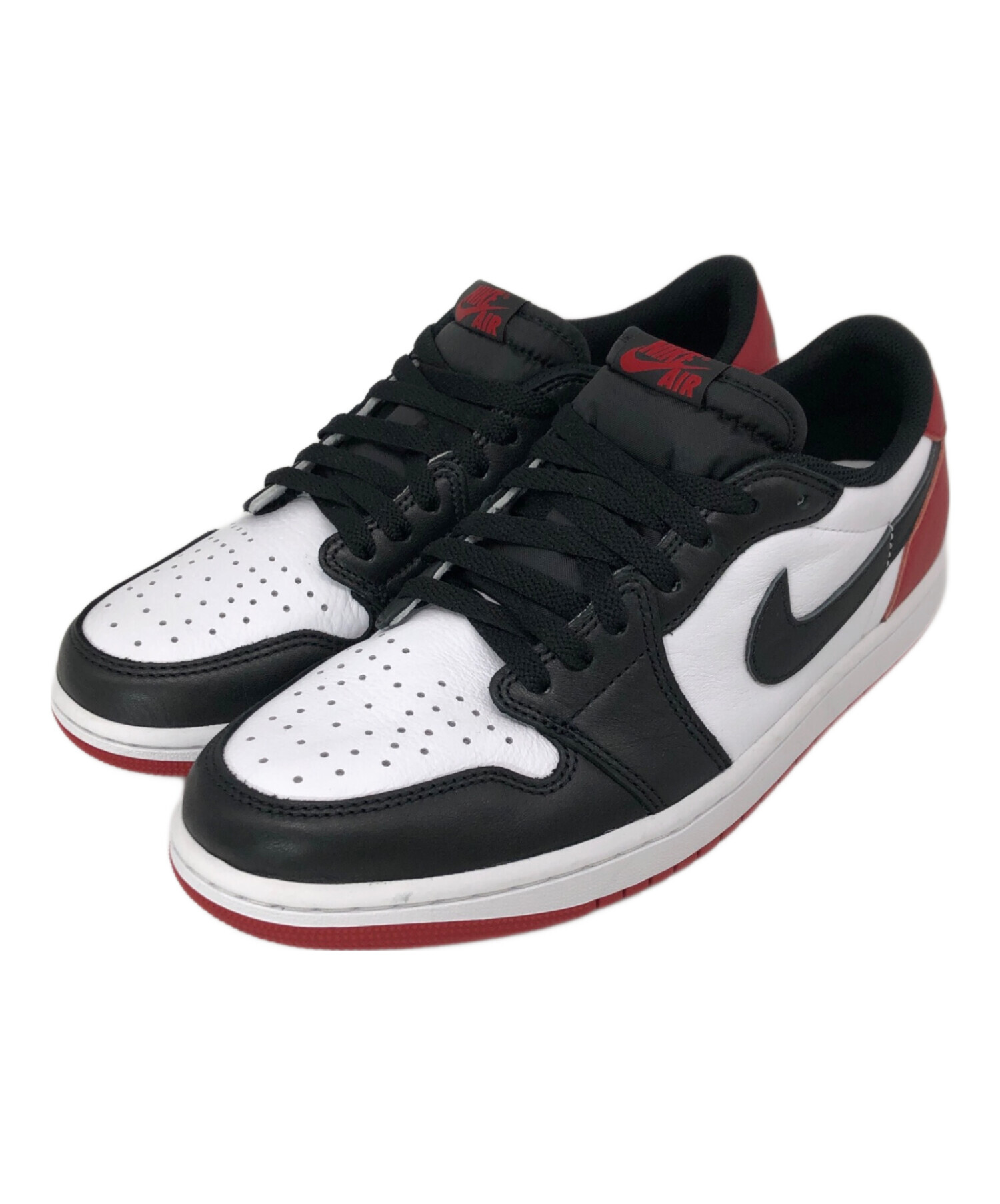 中古・古着通販】NIKE (ナイキ) AIR JORDAN 1 LOW OG BLACK TOE 