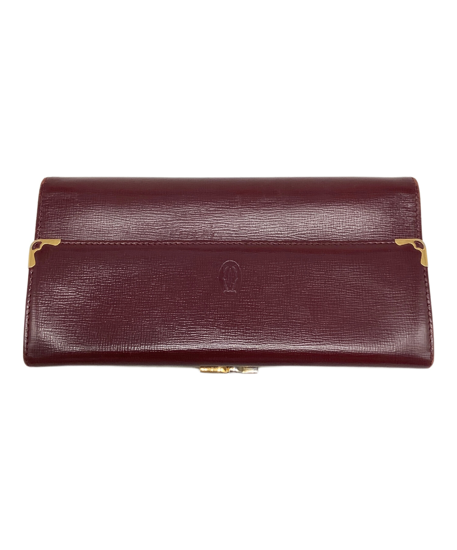 中古・古着通販】Cartier (カルティエ) 長財布 レッド｜ブランド・古着