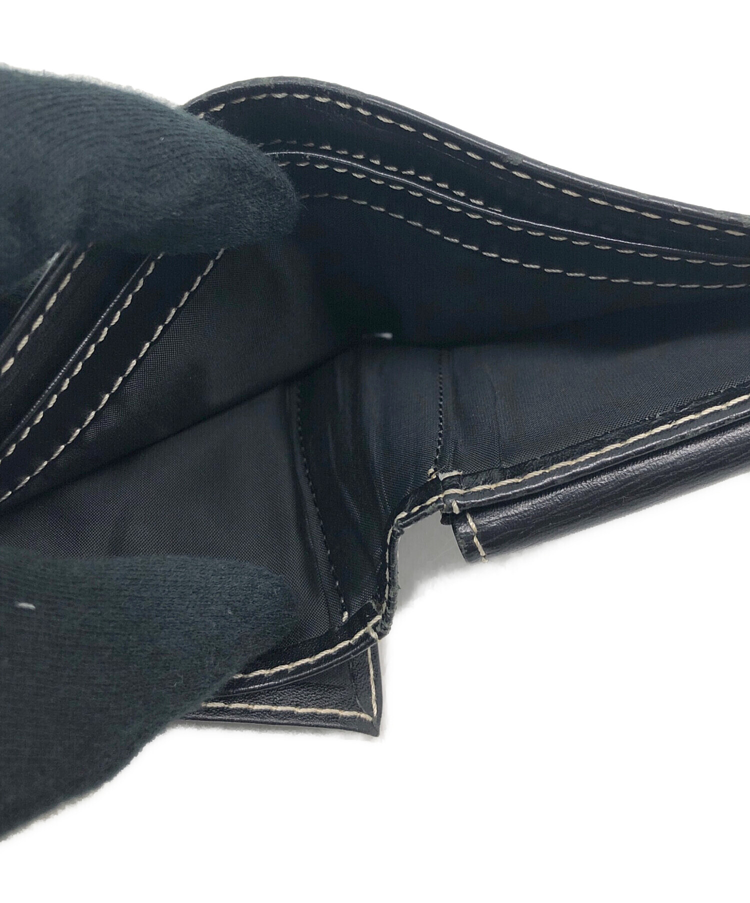 中古・古着通販】DEGNER (デグナー) 花山レザーウォレット ブラック