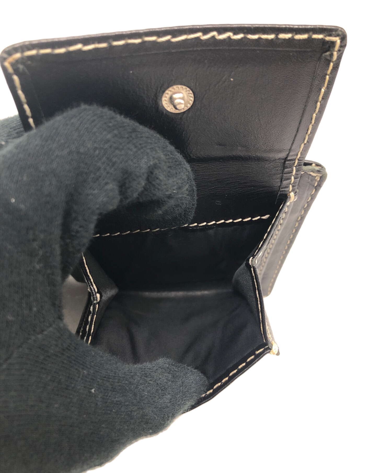 中古・古着通販】DEGNER (デグナー) 花山レザーウォレット ブラック