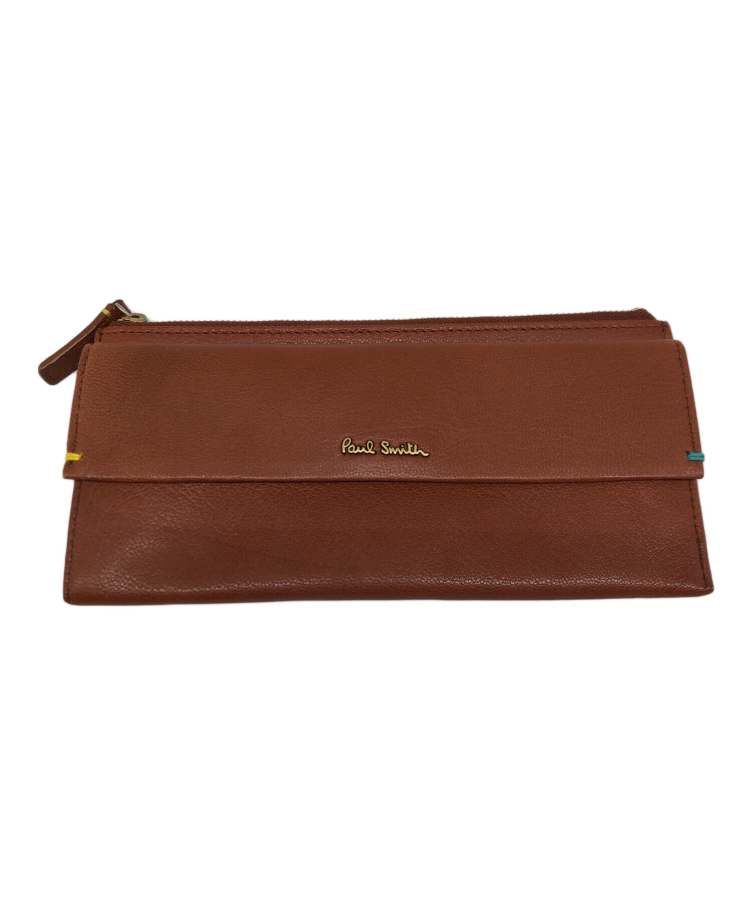 中古・古着通販】PAUL SMITH (ポールスミス) 長財布 ブラウン 