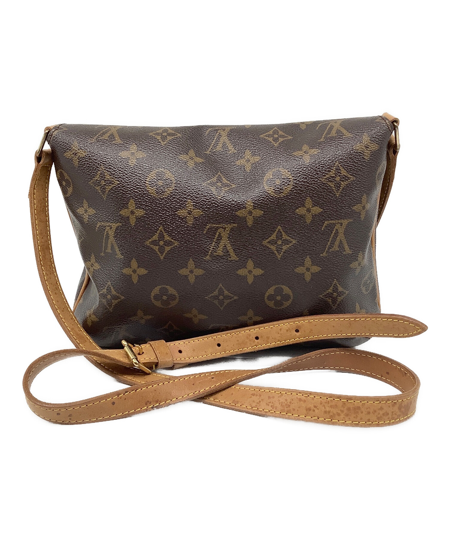 おいもLouis Vuitton ショルダーバッグ ブラウン 中古・古着通販】LOUIS VUITTON (ルイ ヴィトン) ショルダーバッグ