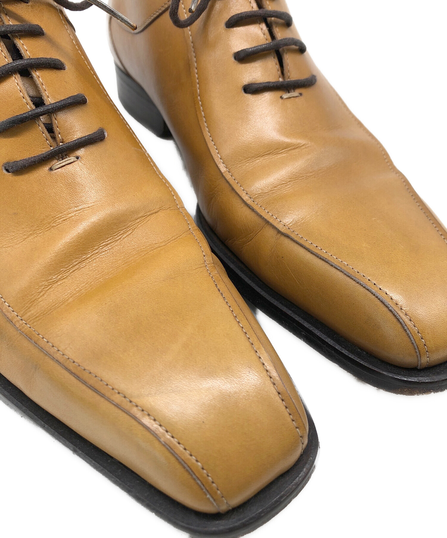 中古・古着通販】MAGNANNI (マグナーニ) レザーシューズ イエロー