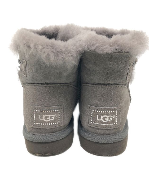 UGG グレー ムートンブーツ 24cm UGG WOMENS CLASSIC SHORT II GREY アグ ムートンブーツ