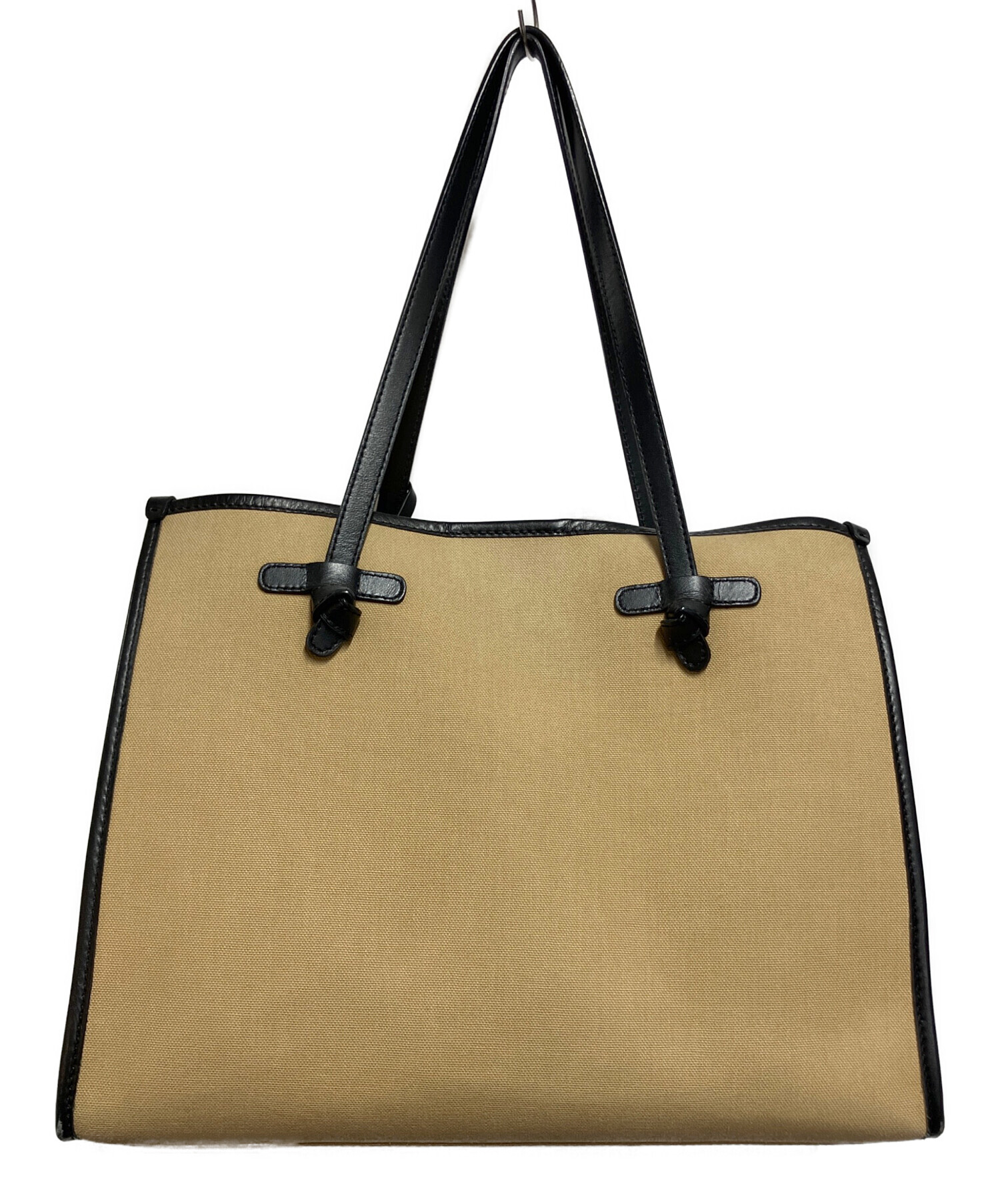 SALE‼️GIANNI CHIARINI トートバッグ ベージュ/ブラック 中古・古着通販】GIANNI CHIARINI (ジャンニ キアリーニ) トートバッグ