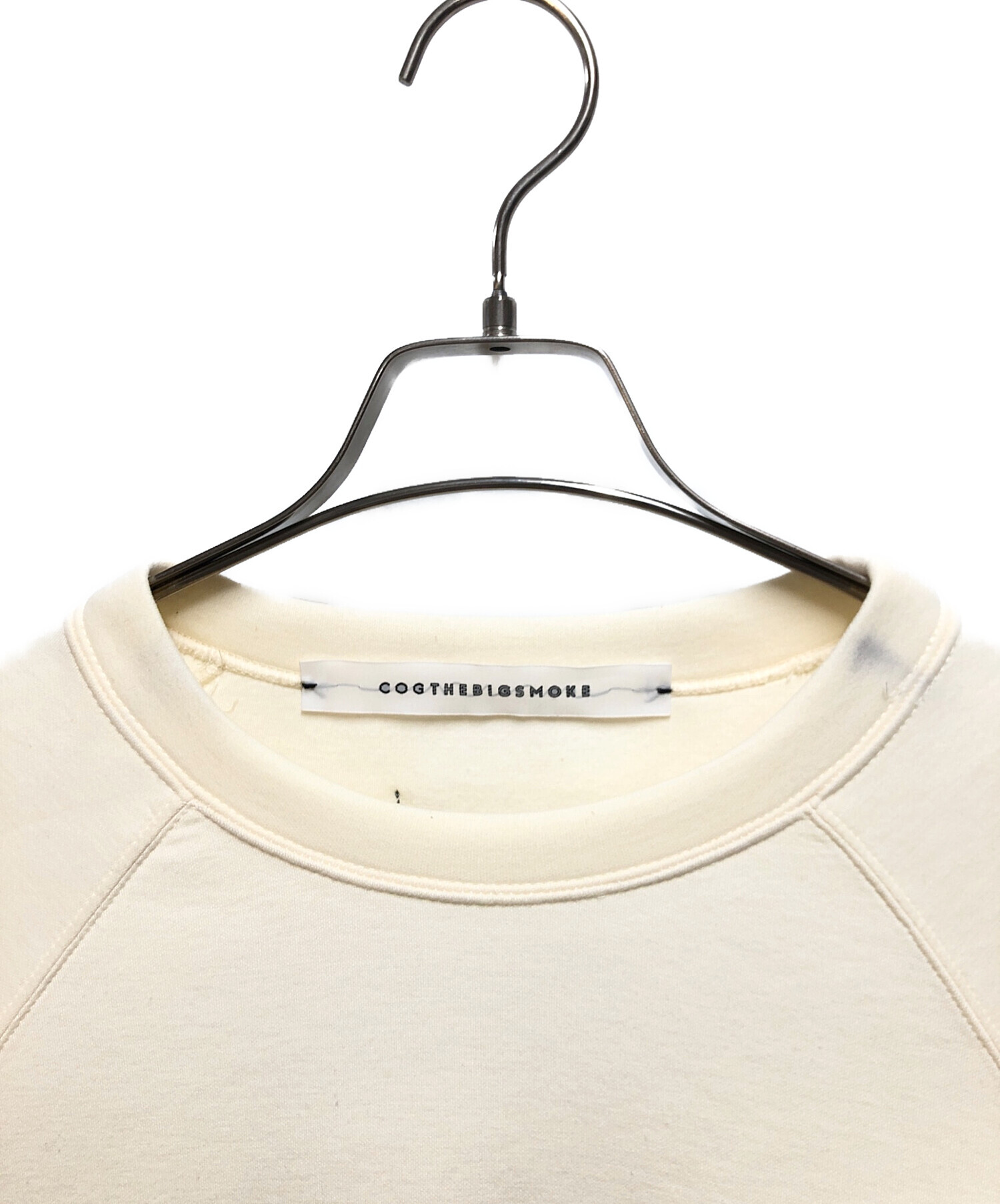 COGTHEBIGSMOKE コグザビッグスモーク MEGA CREW NECk TOP トップス 4101-339-435 アイボリー レディース 古着 中古 USED 中古・古着通販】COGTHEBIGSMOKE(コグ ザ ビッグスモーク) (コグ