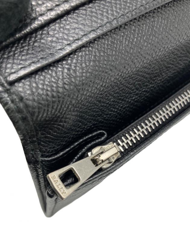 中古・古着通販】BALLY (バリー) 二つ折り財布 ブラック｜ブランド
