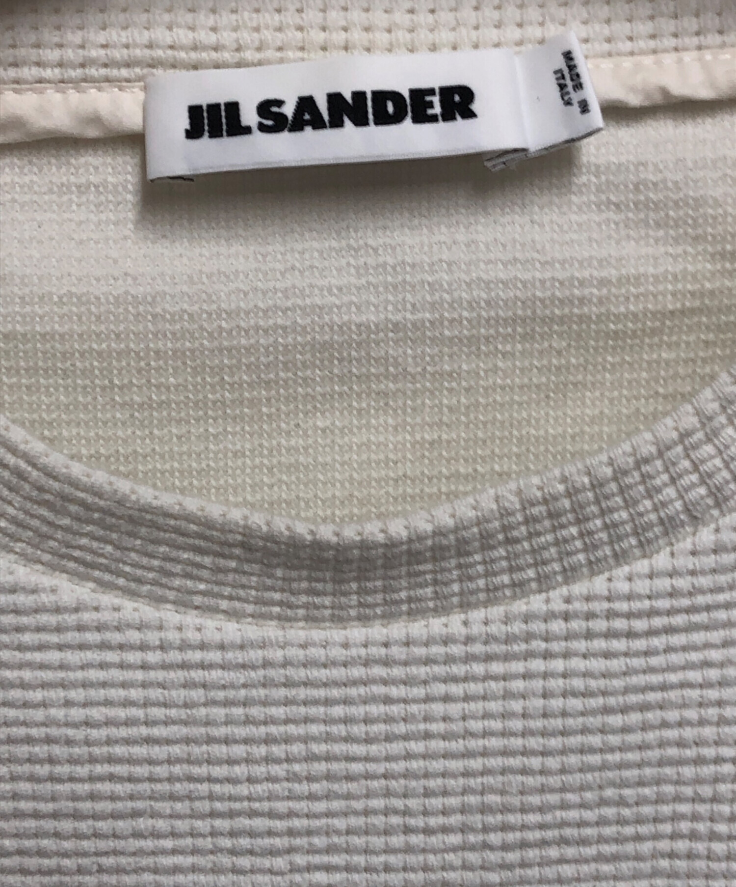 中古・古着通販】JIL SANDER (ジルサンダー) ワッフルビッグTシャツ 