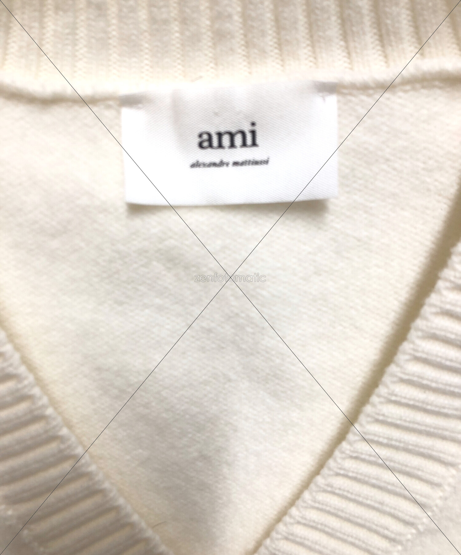 本物　AMI Paris Ami de Coeur ニットベスト AMI Paris Ami De Coeur ニットベスト | パープル | FARFETCH JP