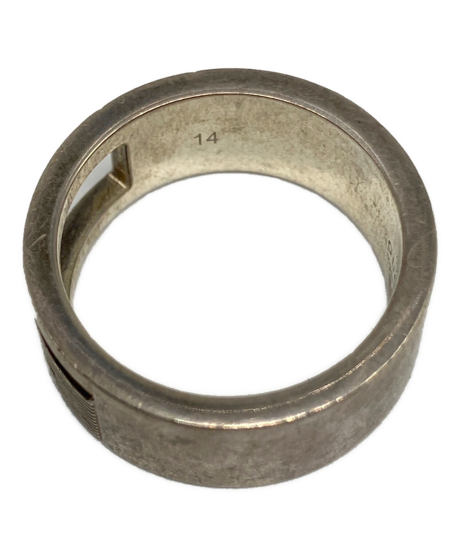 新品　未使用GUCCI シルバーリング サイズ18 中古・古着通販】GUCCI (グッチ) リング シルバー サイズ:13号