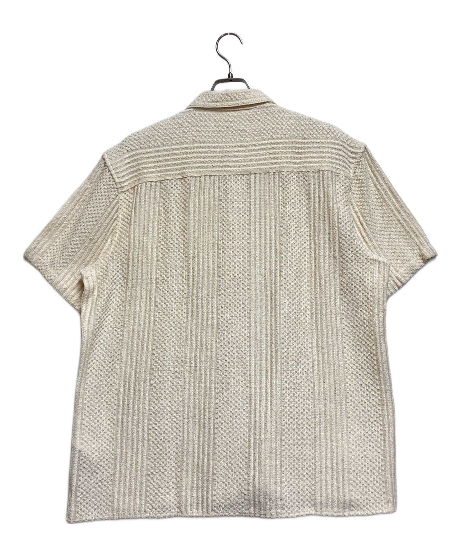 中古・古着通販】ZARA (ザラ) 半袖ニット アイボリー サイズ:USA XL 未